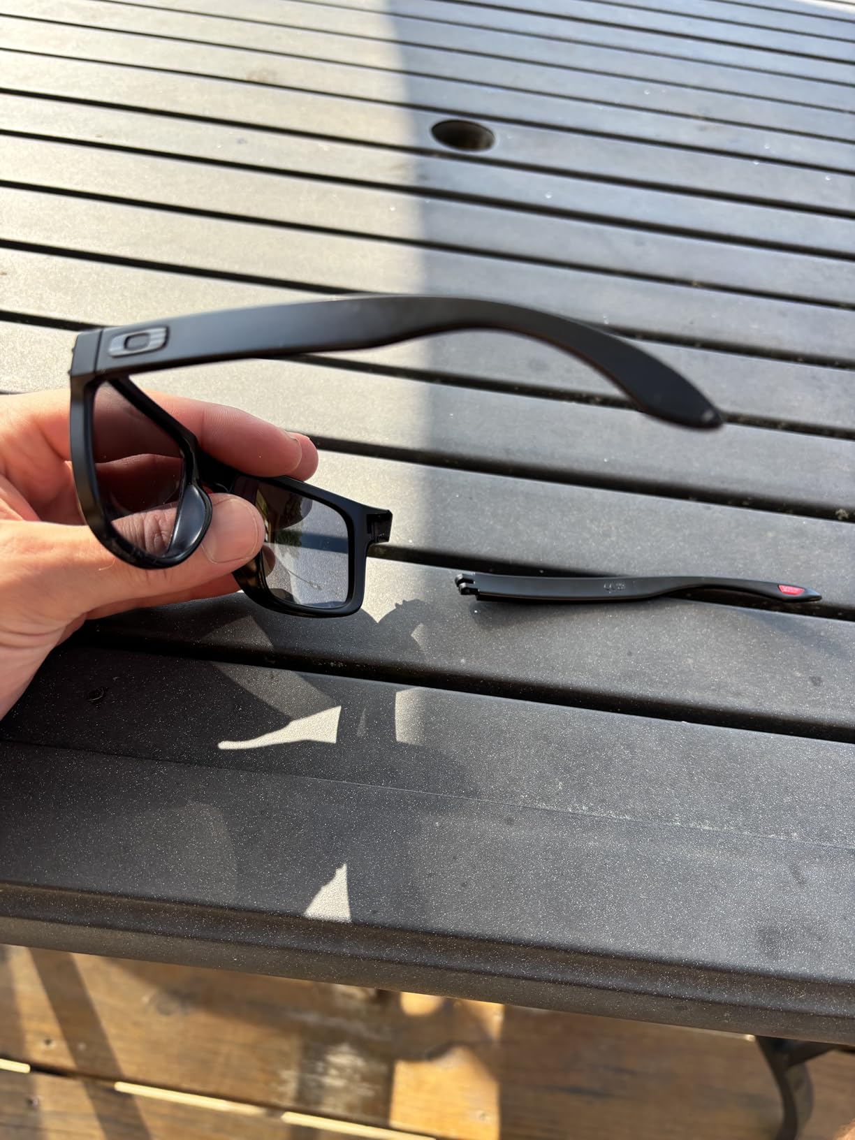 Oakley Men's Oo9102 Holbrook Polarized Square Sunglasses customer photo 2