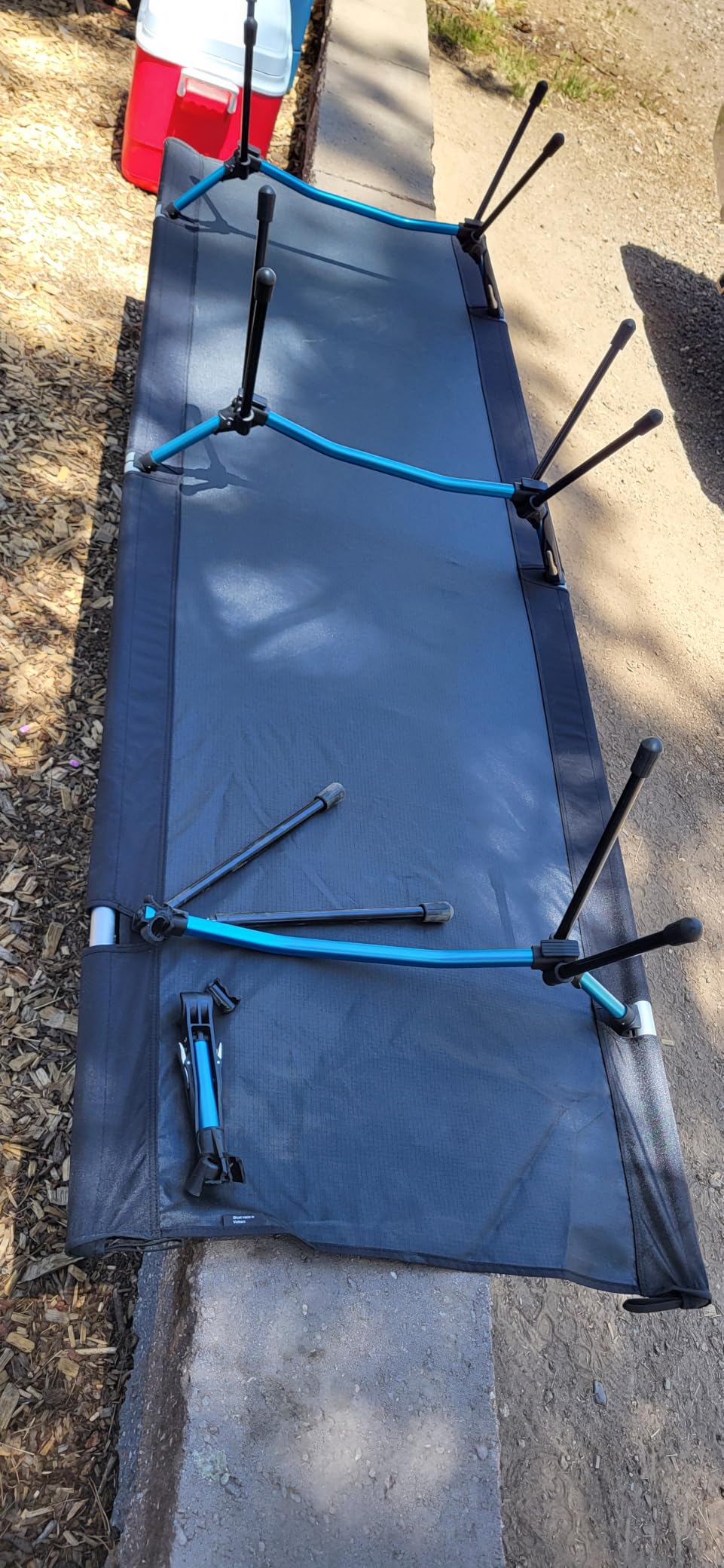 Helinox Cot One Lightweight, Compact, Collapsible, Portable Camping Cot, Long, Black customer photo 1