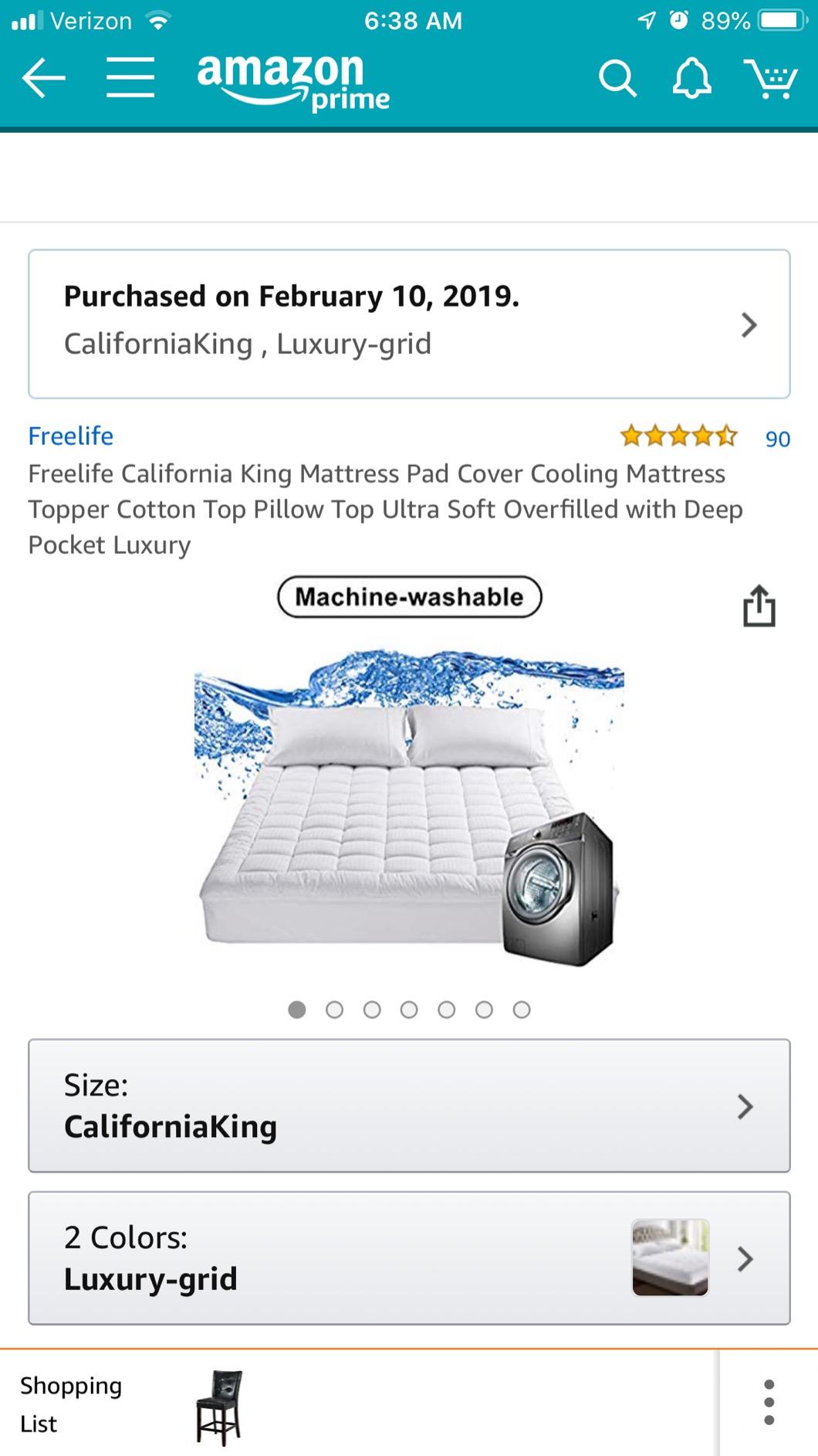 COOL GEL Chill Memory Foam 14-Inch Mattress with 2 Pillows, CertiPUR-US Certified, Mattress in a Box, King, White customer photo 2