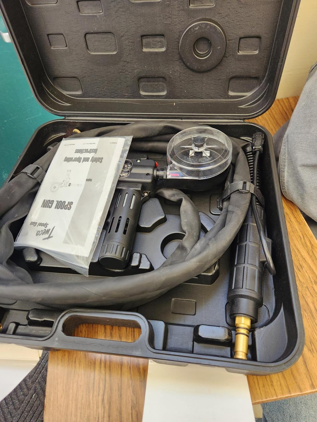 TWECO 1027-1397 MIG Spool Gun for Rebel 215ic Multi-Process Welder, 160 Amp, 12 ft Direct Connect Cable customer photo 1