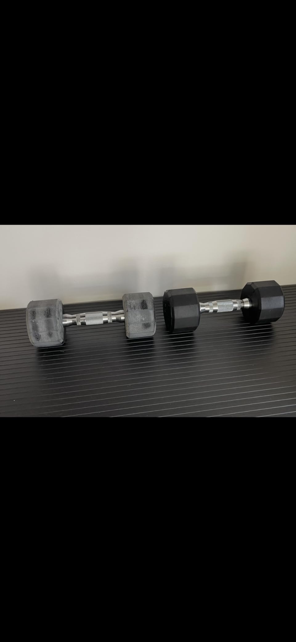 CAP Rubber Coated Hex Dumbbell Set with Storage Rack | 100-210 lb Options, Space-Saving Vertical Compact Storage for Home Gym Strength Training customer photo 2