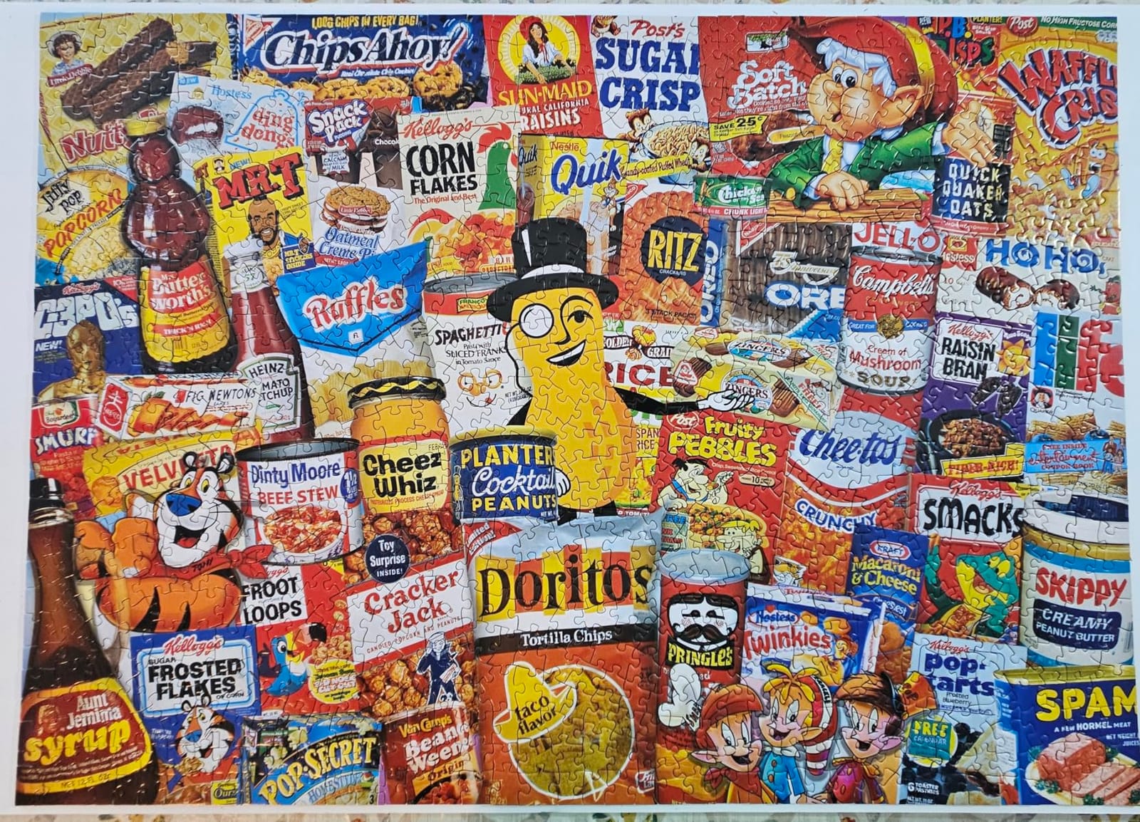 MasterPieces 1000 Piece Jigsaw Puzzle Mom's Pantry | Vintage Kitchen Art | Vintage kitchen 1000 piece puzzle for adults with random cut pieces, matte finish, poster, recycled board, & fun display art customer photo 1
