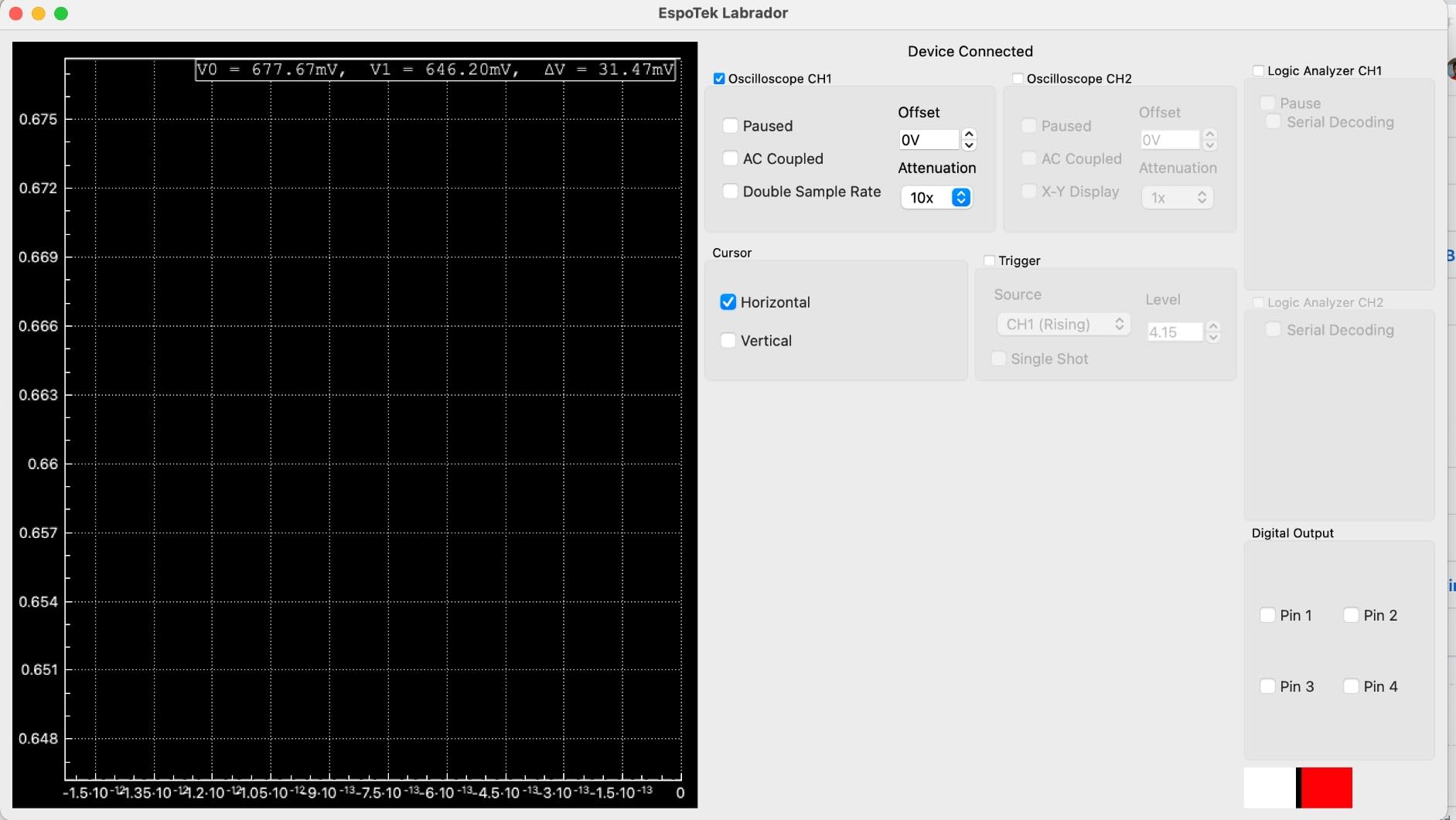 EspoTek Labrador: Easy-to-Use, Open-Source, All-in-One USB Oscilloscope, Signal Generator, Power Supply, Logic Analyzer, Multimeter for Windows, Mac, Linux, Android, Raspberry Pi customer photo 2