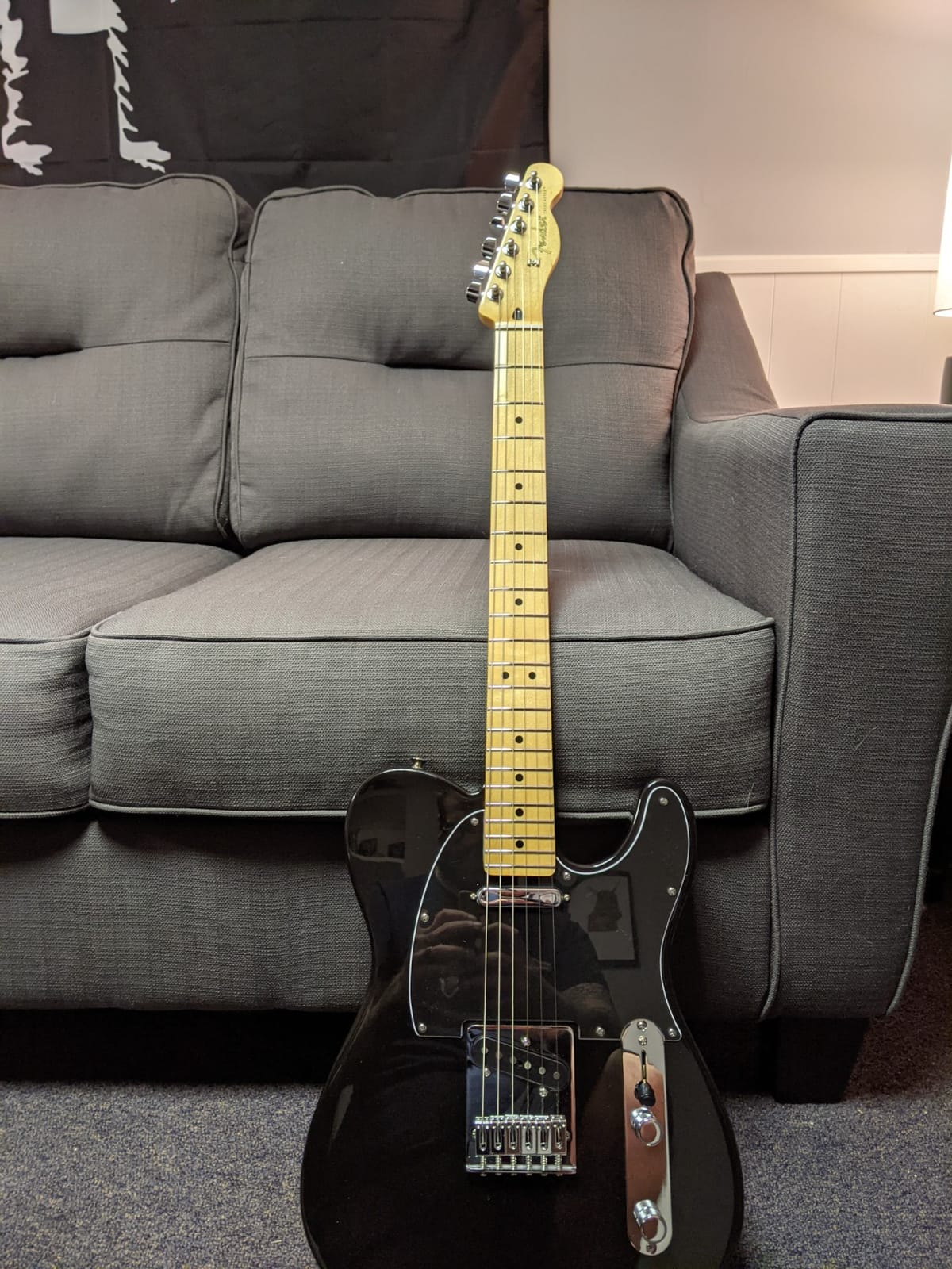 Player Telecaster SS Electric Guitar, Black, Maple Fingerboard customer photo 1