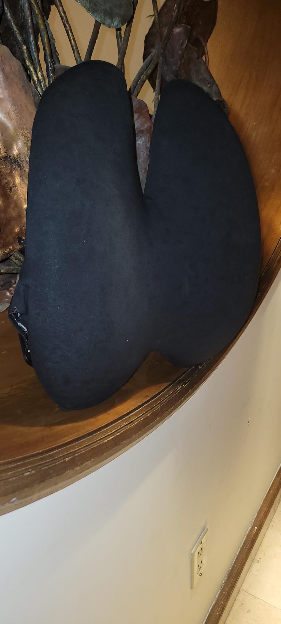 C CUSHION LAB Extra Dense Lumbar Pillow - Patented Ergonomic Multi-Region Firm Back Support for Lower Back Pain Relief - Lumbar Support Cushion with Strap for Office Chair, Car, Sofa, Plane - Grey customer photo 1