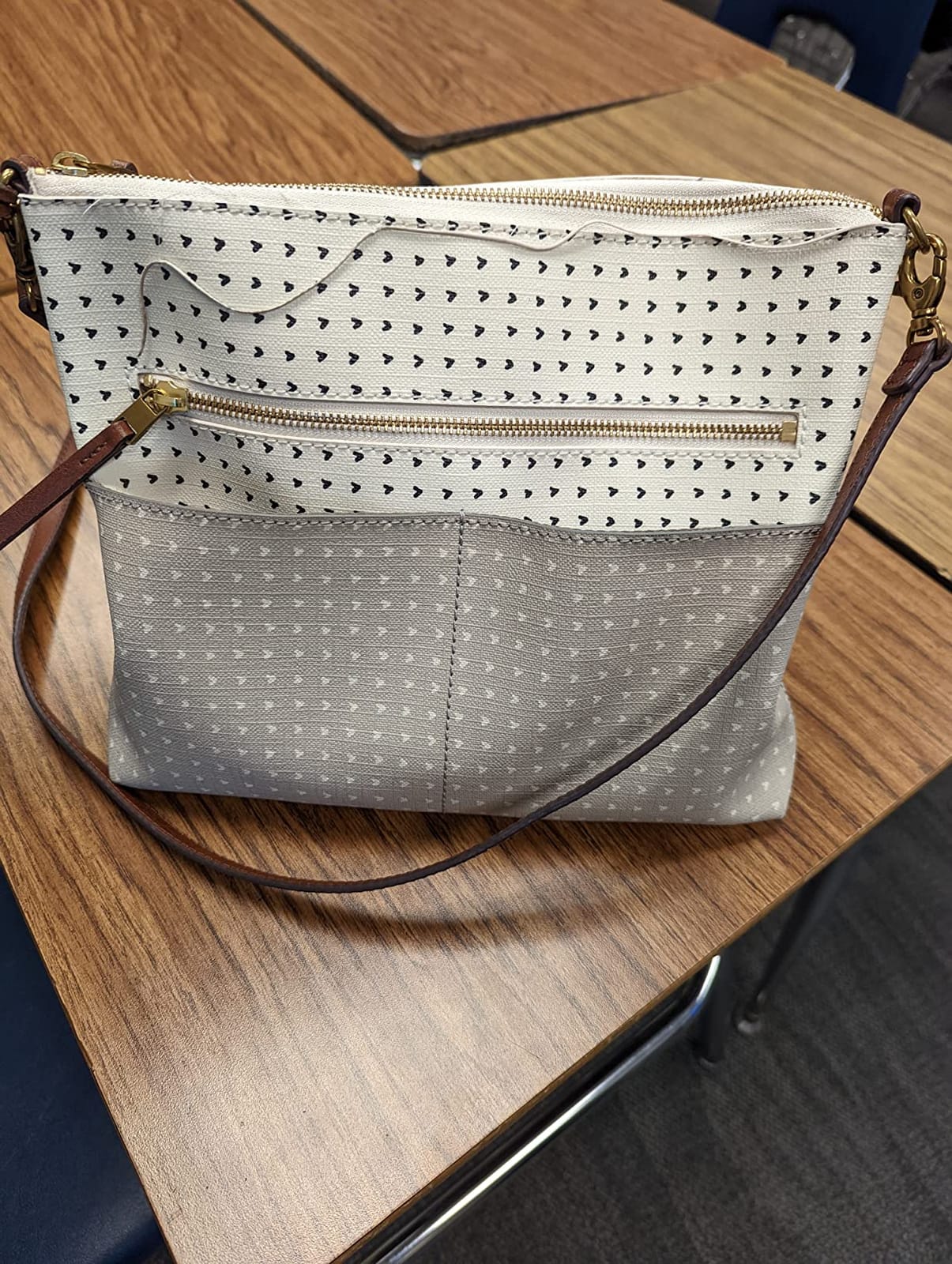 Women's Harper Leather Small Flap Crossbody Purse Handbag for Women customer photo 2