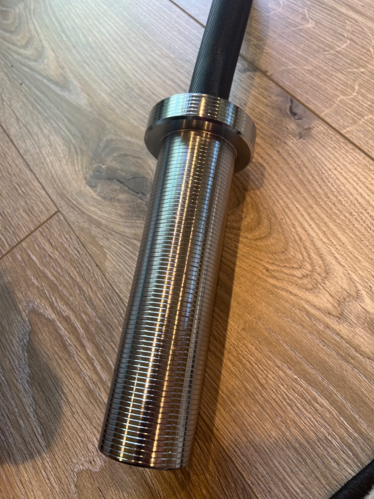 EZ Curl Bar Bells of Steel - Olympic 2 in Bicep Tricep Curling, 500 lb customer photo 1