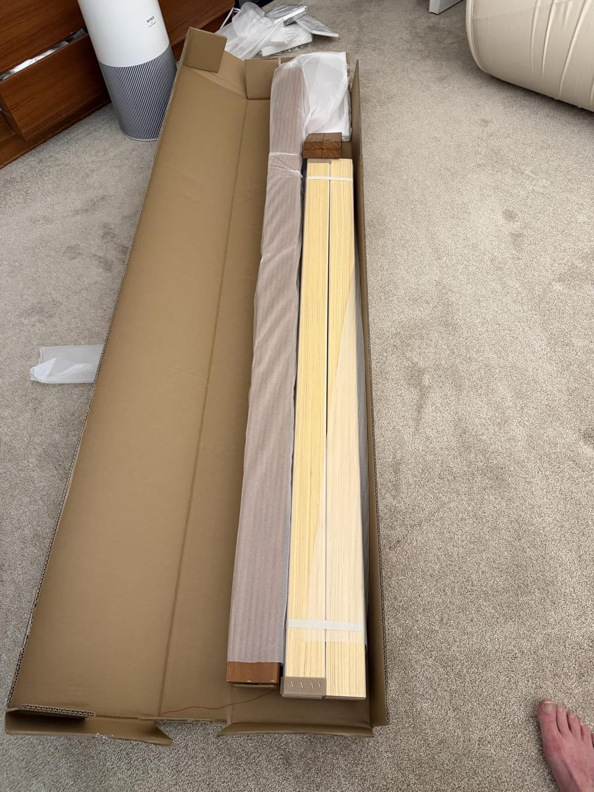 Mellow Naturalista Classic - 12 Inch Solid Wood Platform Bed with Wooden Slats, No Box Spring Needed, Easy Assembly, Full, Natural Pine customer photo 2