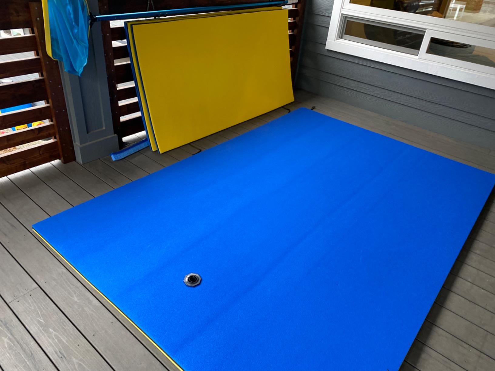 SOWKT Premium Lily Pad Floating Mat | 18x6 Foam Water Mat Lake, Pool & Boat customer photo 1