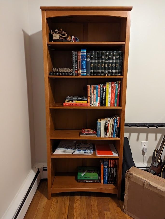 Shaker Style 4 Shelf Bookcase / Solid Wood / 48