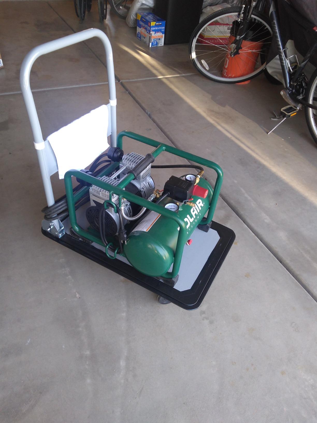 Hand Carry Portable 2HP Air Compressor Rolair JC20 Super Quiet 70dB 115 Volt customer photo 1