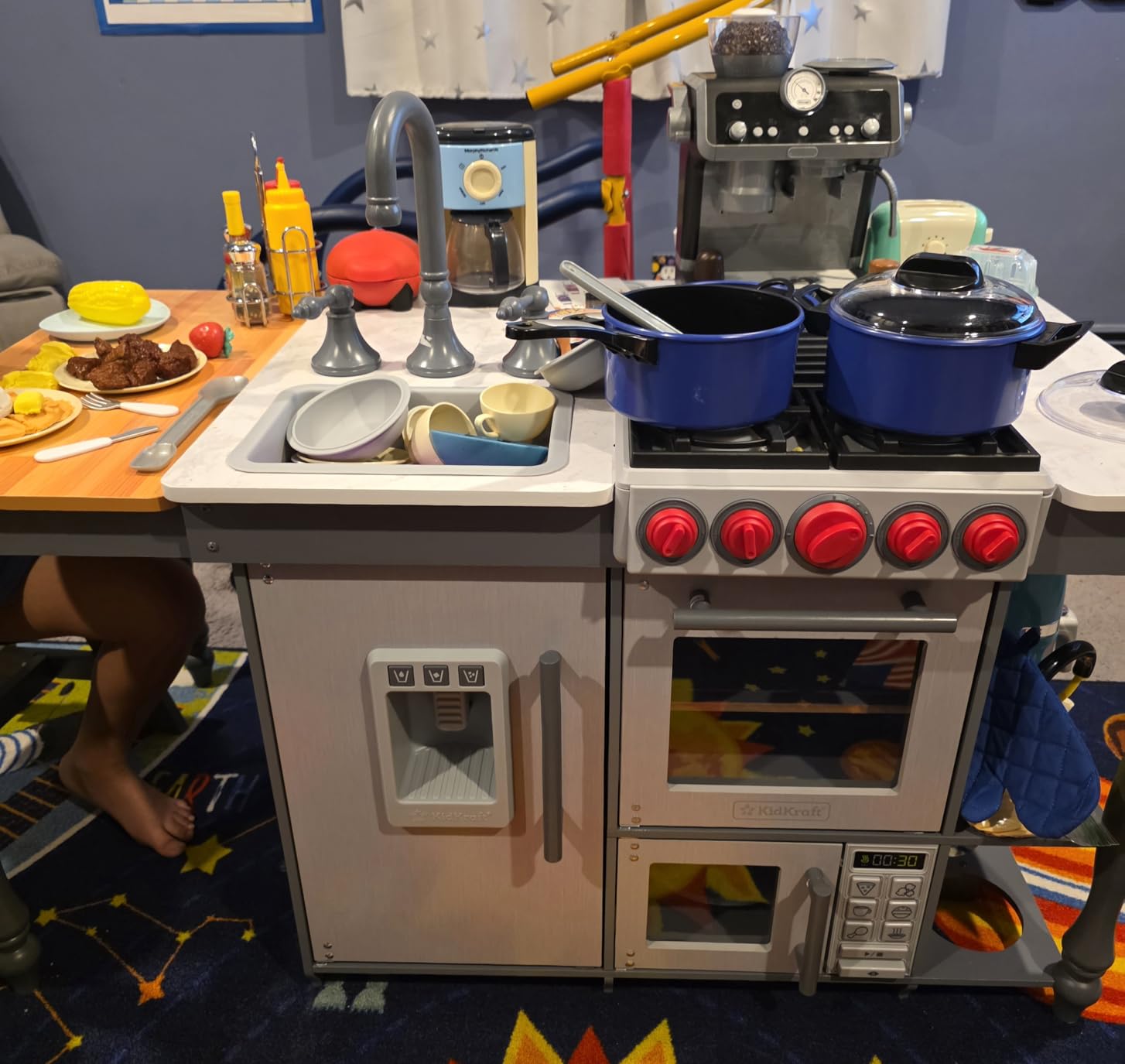 KidKraft Chef's Cook N Create Island Play Kitchen with EZ Kraft Assembly customer photo 2