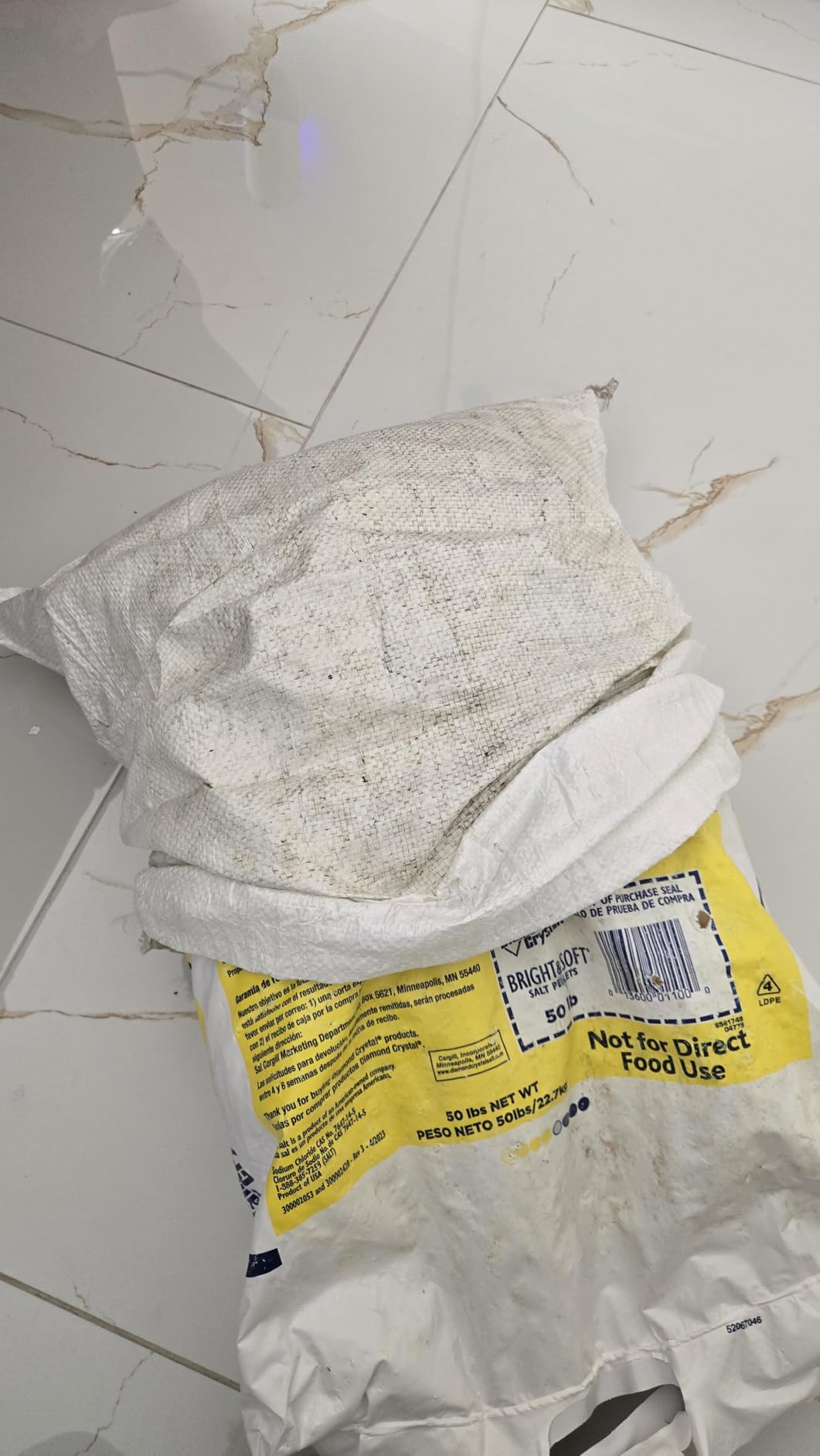 Diamond Crystal 50 lb. Water Softener Salt, Bright & Soft Series, Pellets, 99.8% Purity customer photo 2