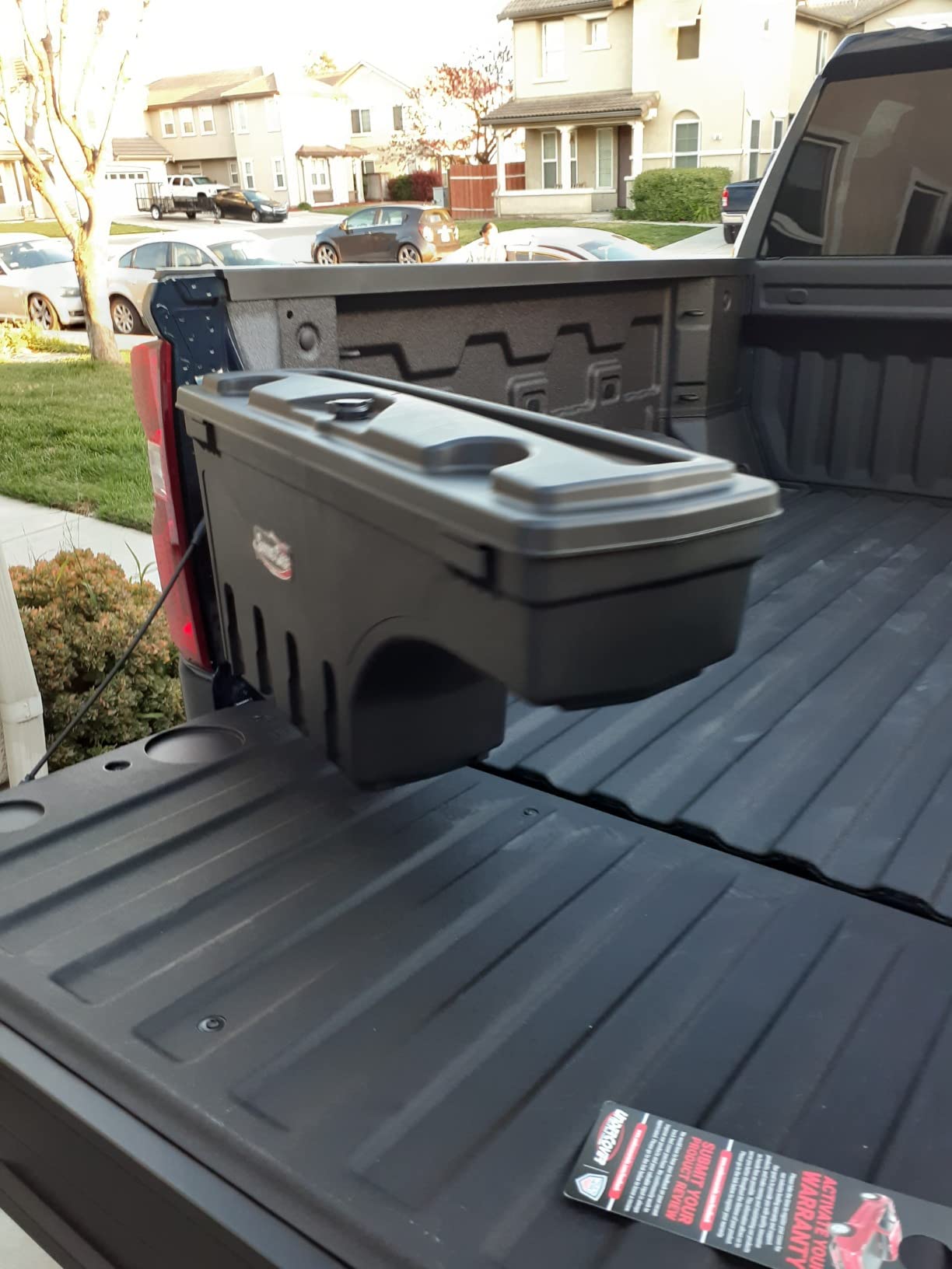 UnderCover SwingCase Truck Bed Storage Box | SC104D | Fits 2019 - 2023 Chevy/GMC Silverado/Sierra 1500 Drivers Side, Black customer photo 1
