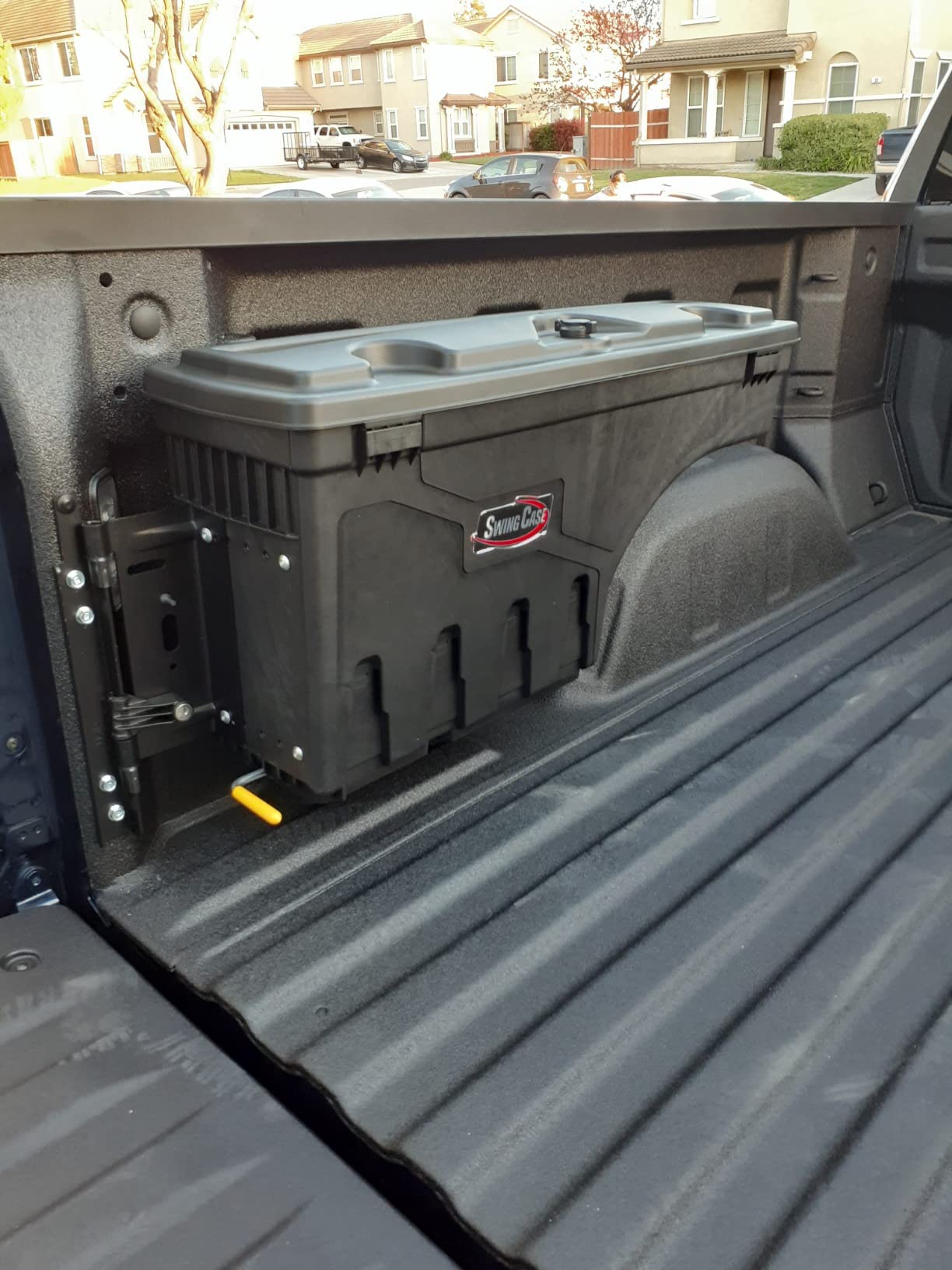 UnderCover SwingCase Truck Bed Storage Box | SC104D | Fits 2019 - 2023 Chevy/GMC Silverado/Sierra 1500 Drivers Side, Black customer photo 2