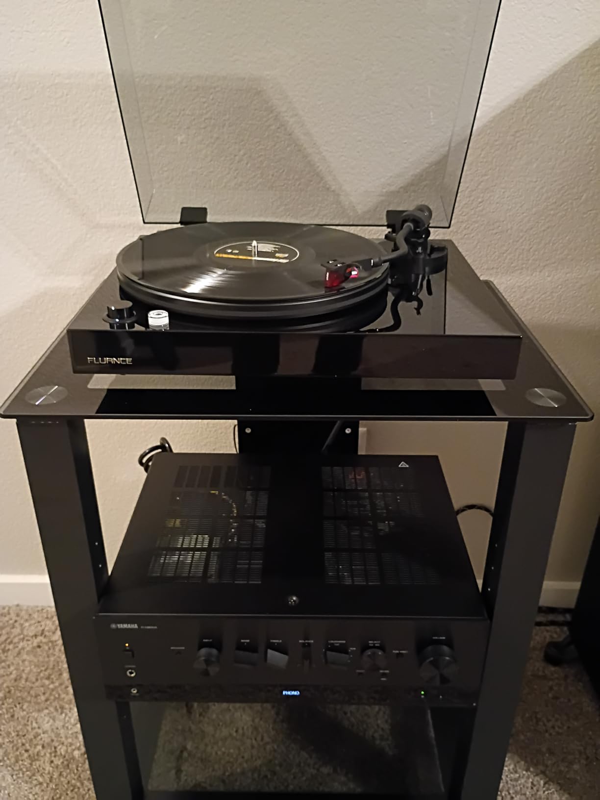 RT83 Reference High Fidelity Vinyl Turntable Record Player with Ortofon 2M Red Cartridge, Speed Control Motor, High Mass MDF Wood Plinth, Vibration Isolation Feet - Walnut customer photo 1