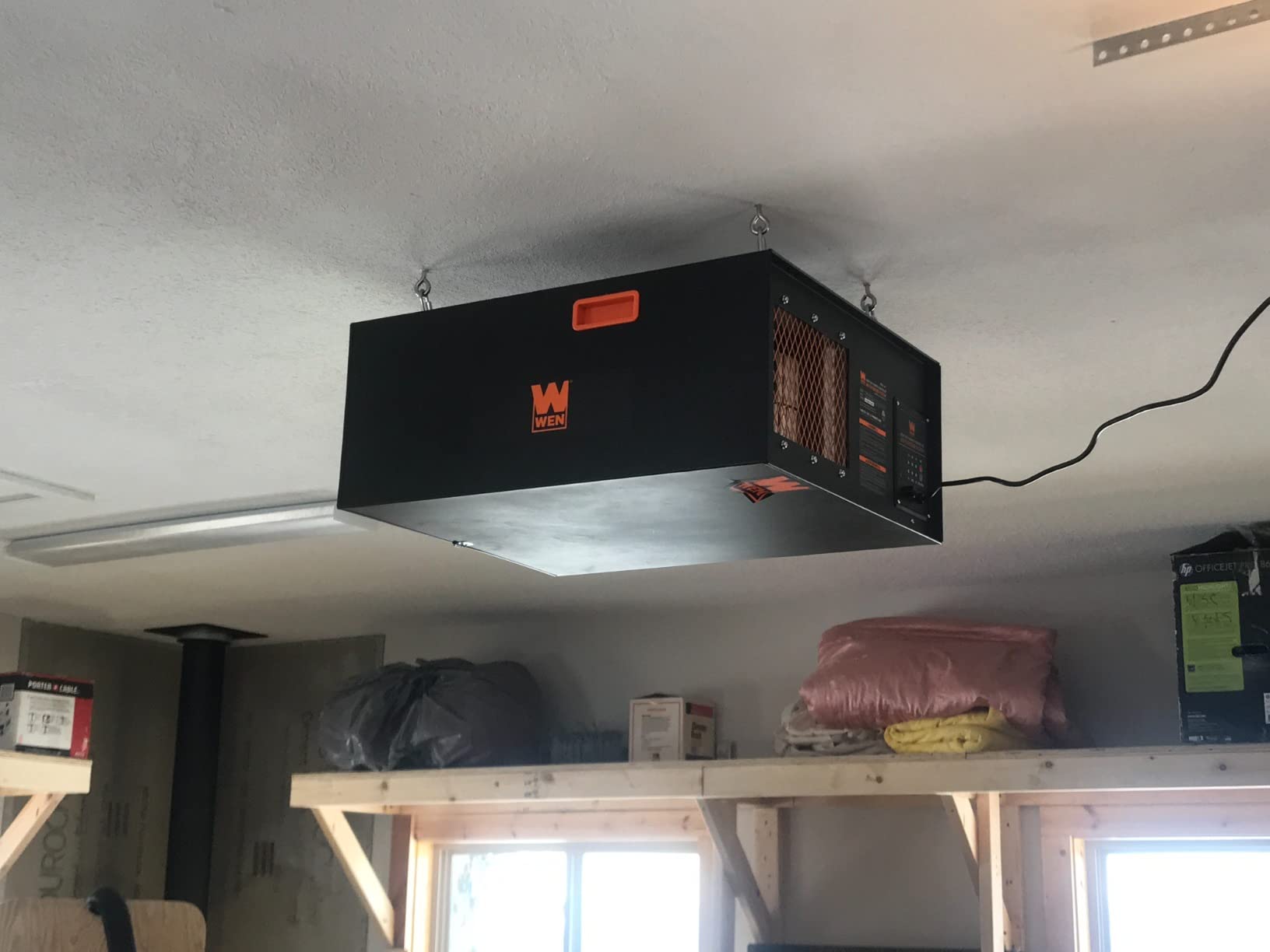 WEN 3417 3-Speed Remote-Controlled Industrial-Strength Air Filtration System (556/702/1044 CFM) customer photo 2