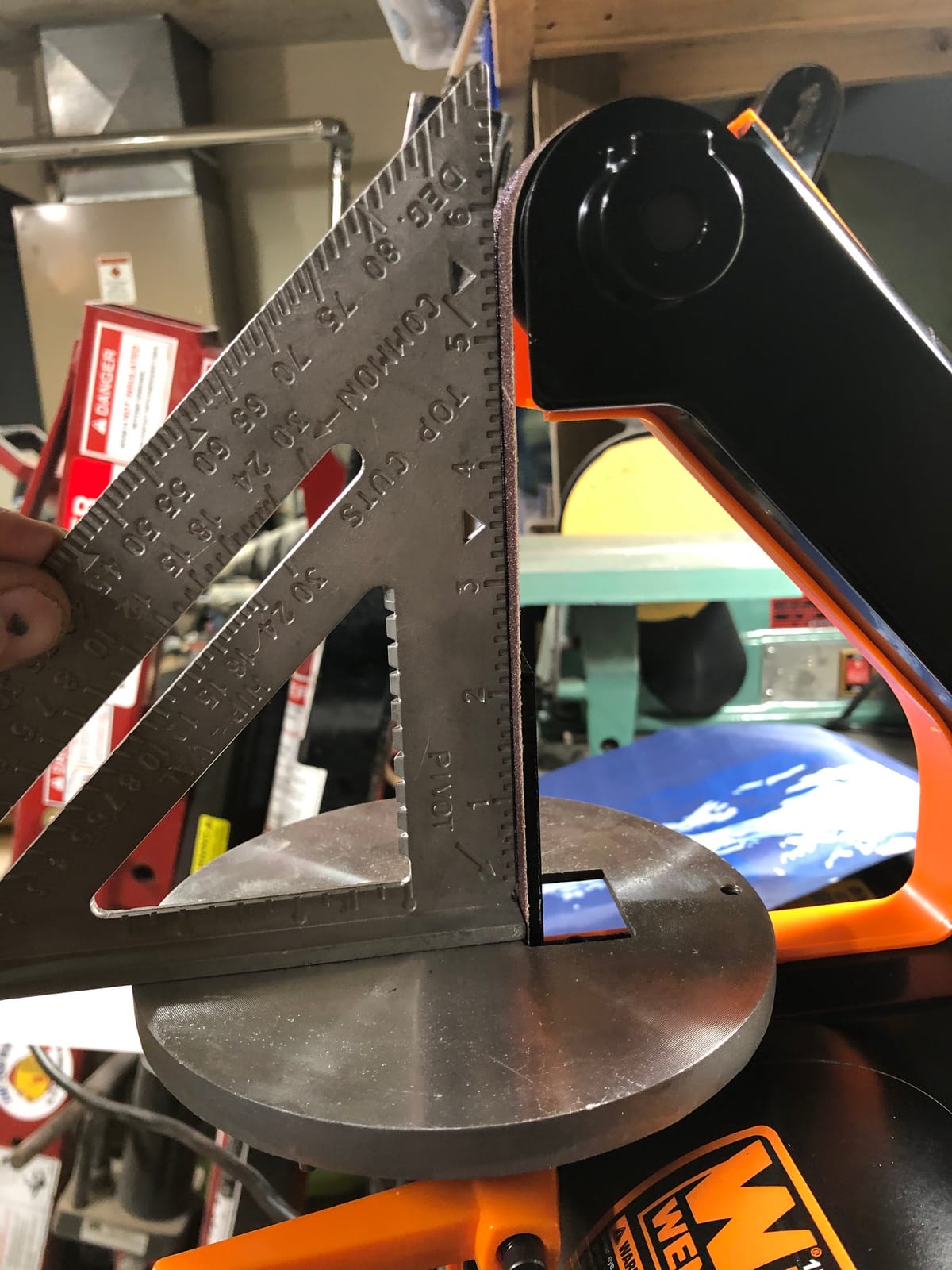 WEN Benchtop Belt and Disc Sander with 1 x 30 in. Belt and 5 in. Sanding Disc (6515T) customer photo 2