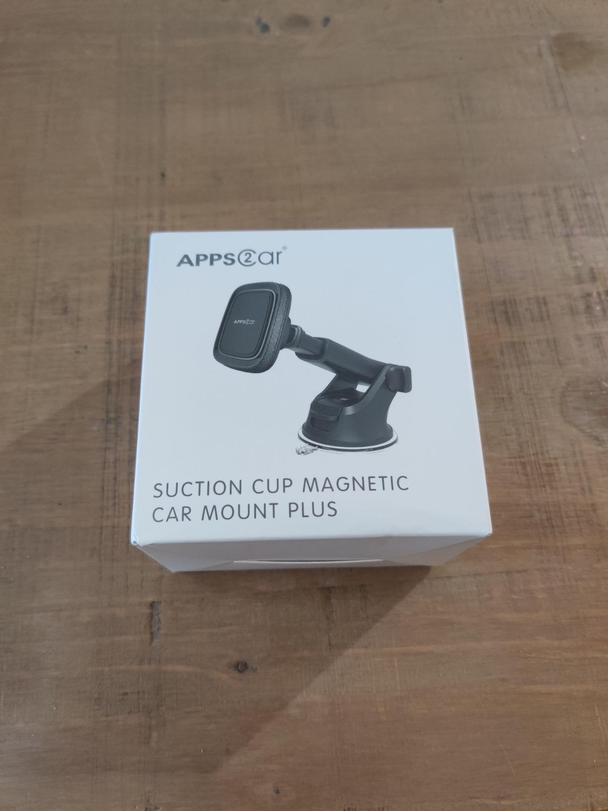 APPS2Car Magnetic Phone Mount for Car, Dashboard & Windshield Suction Cup Holder with Telescopic Arm, Requires Metal Plate for Proper Use, Fit for Android Smartphones(NOT for MagSafe) customer photo 2