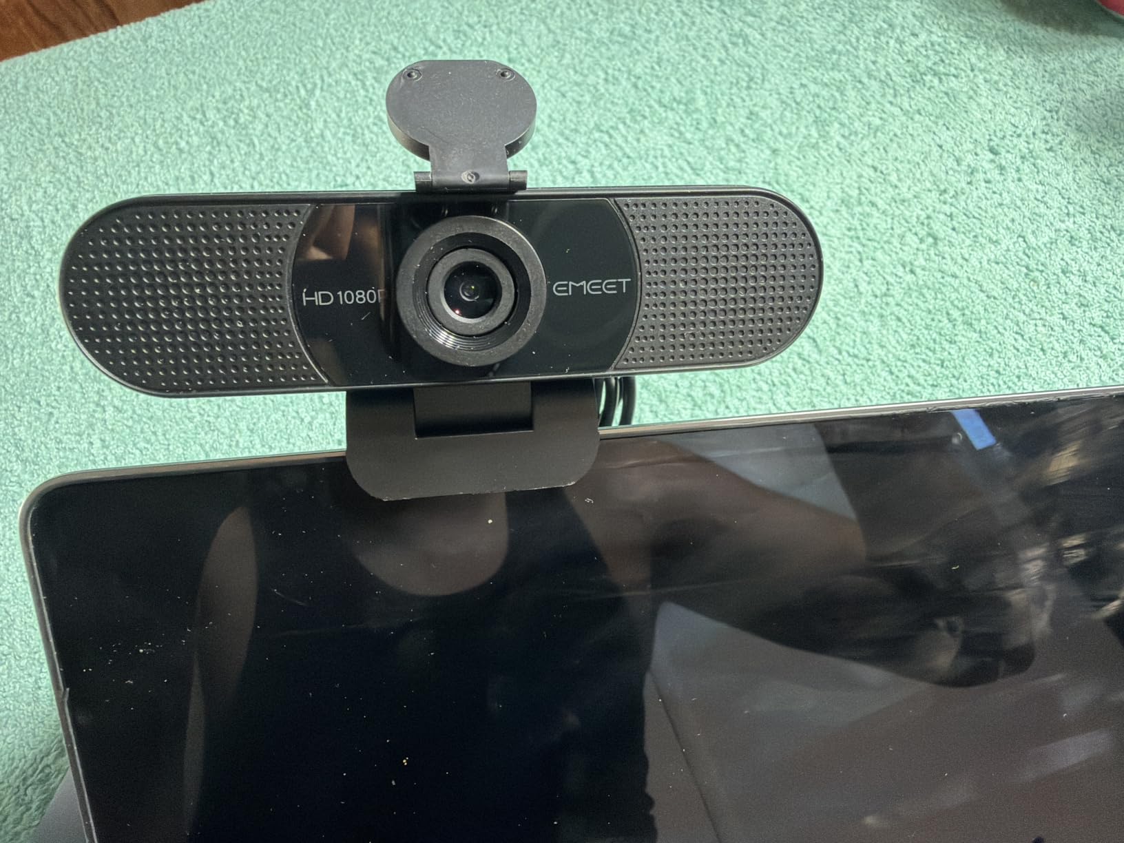 EMEET 1080P Webcam with Microphone, C960 Web Camera 2 Mics Streaming Webcam, 90 Degree FOV Computer Camera, Plug and Play USB Web Cam for Online Calling/Conferencing, Zoom/Teams/Facetime/YouTube, Laptop/PC customer photo 1