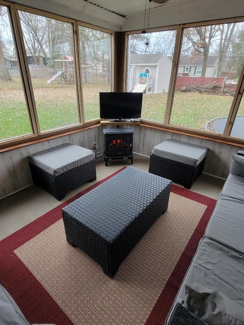 TURBRO Suburbs TS23 Electric Fireplace Heater, 23