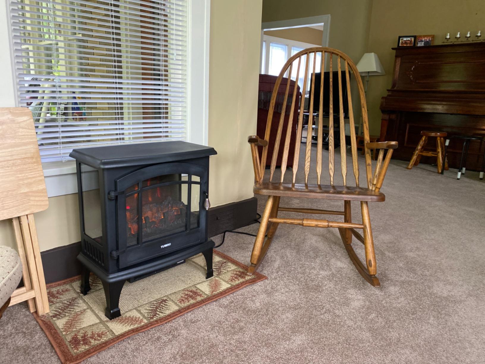 TURBRO Suburbs TS23 Electric Fireplace Heater, 23