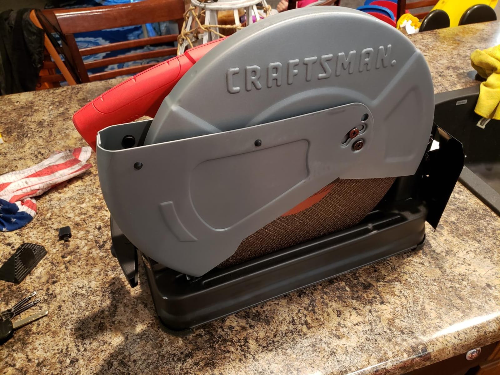 CRAFTSMAN Chop Saw, 14 inch, 15 Amp, Corded (CMEM2500) customer photo 2