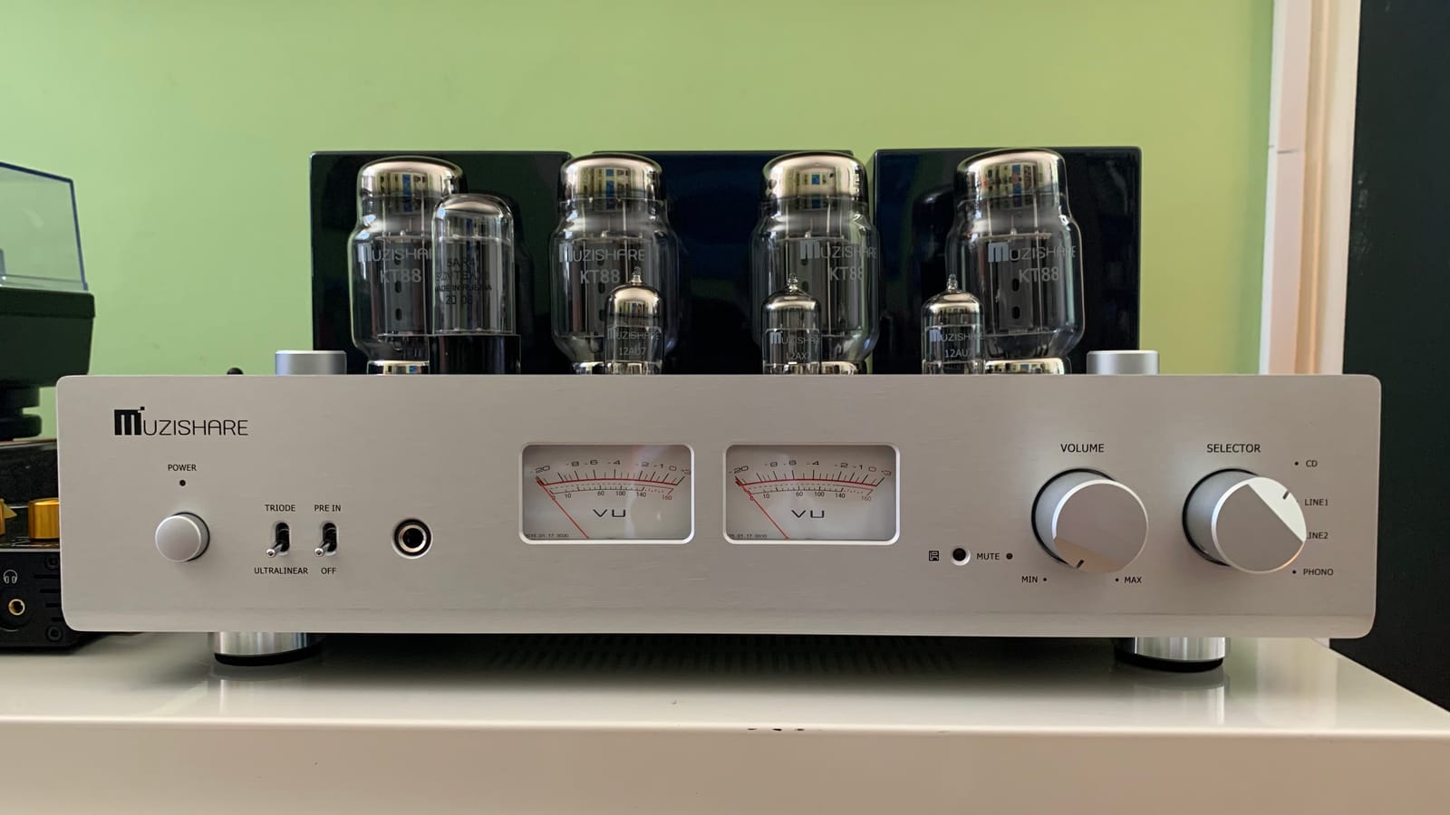 X7 KT88 x4 Vacuum Tube Integrated Amplifier Push-Pull Power Amp MM Phono Tube Amplifier Balanced XLR 2022 Remote customer photo 2