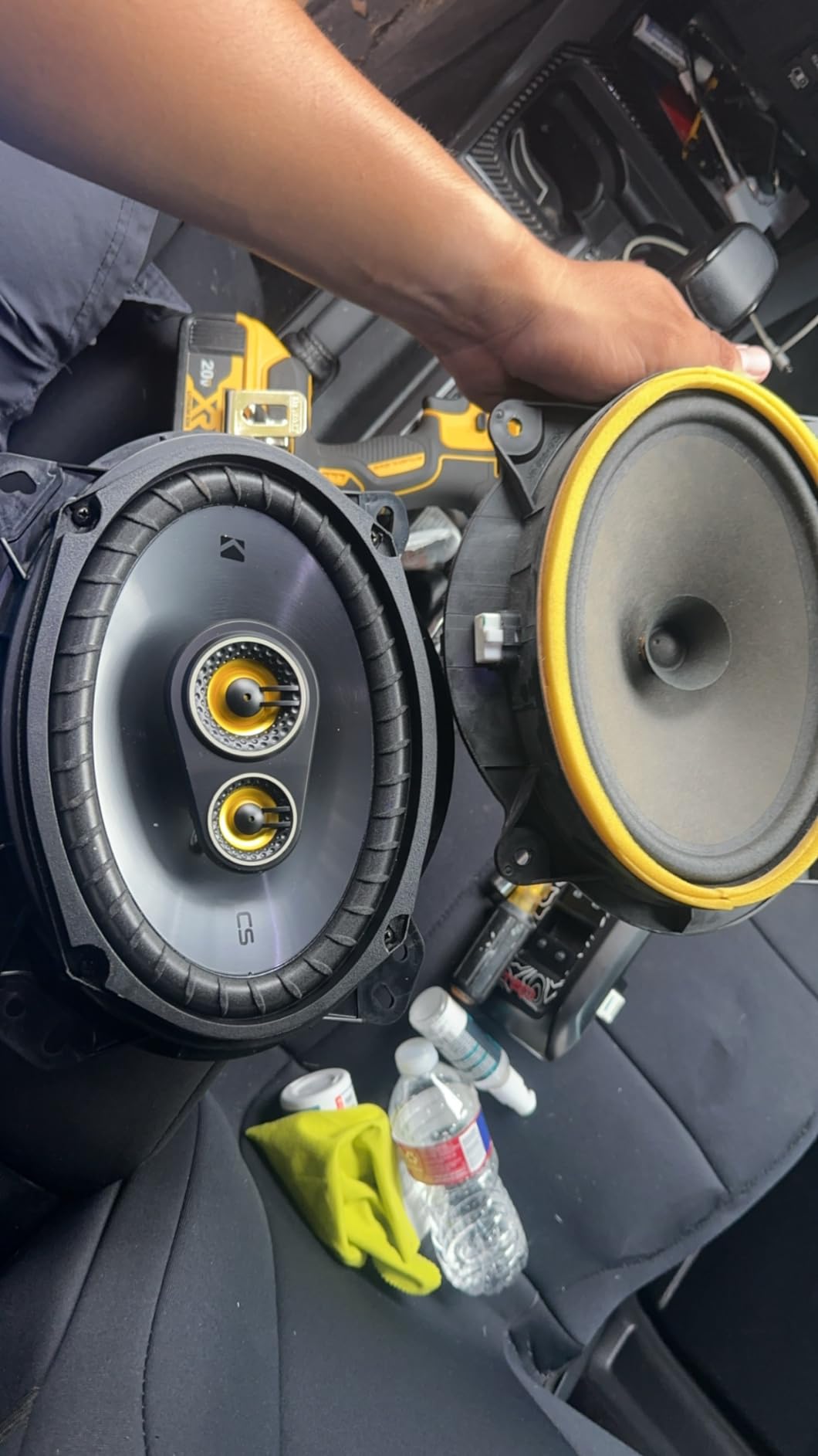 Kicker CS Series 150 Watt 6 x 9 Inch Car Audio Coaxial Speaker Pair, Black | Factory upgrade for trucks and SUVs, smooth highs, strong midbass, easy drop-in door and rear deck install, durable build customer photo 1