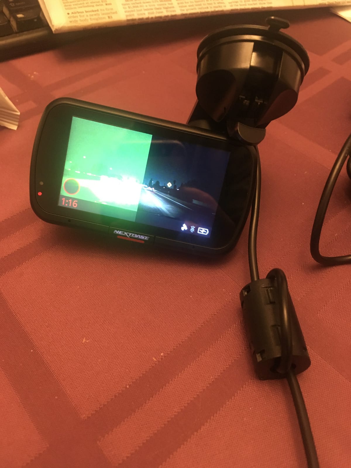 Nextbase 1440p HD Wi-Fi Dash Cam 522GW with Alexa customer photo 2