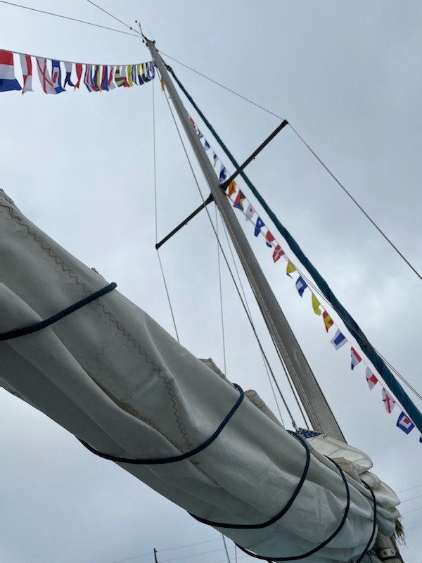 Flaglink International Marine Navy Signal Code Flag Set Of 40 Flags 8x12 inches - Length 40 Fts - Nautical Maritime Boat Ship Vessel Nautical Theme Decoration customer photo 2