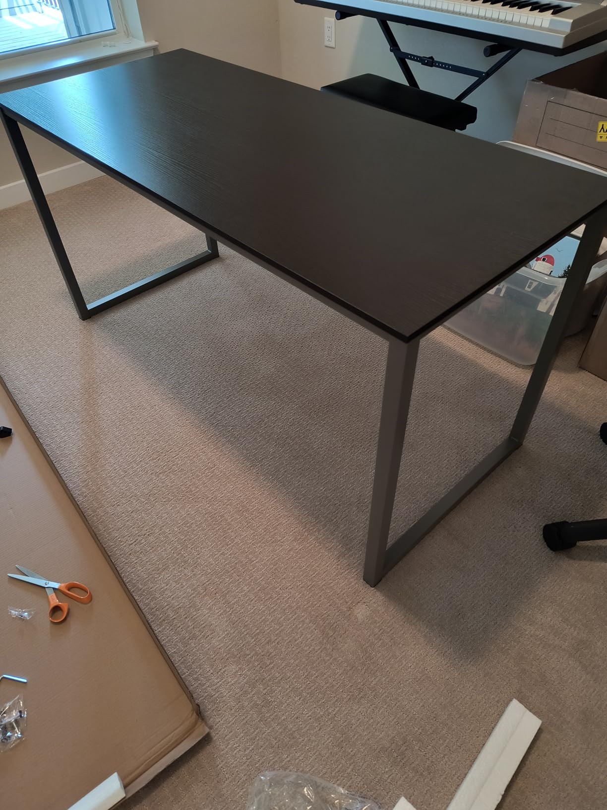 Mission 48-Inch Home Office Computer Desk, Black customer photo 2