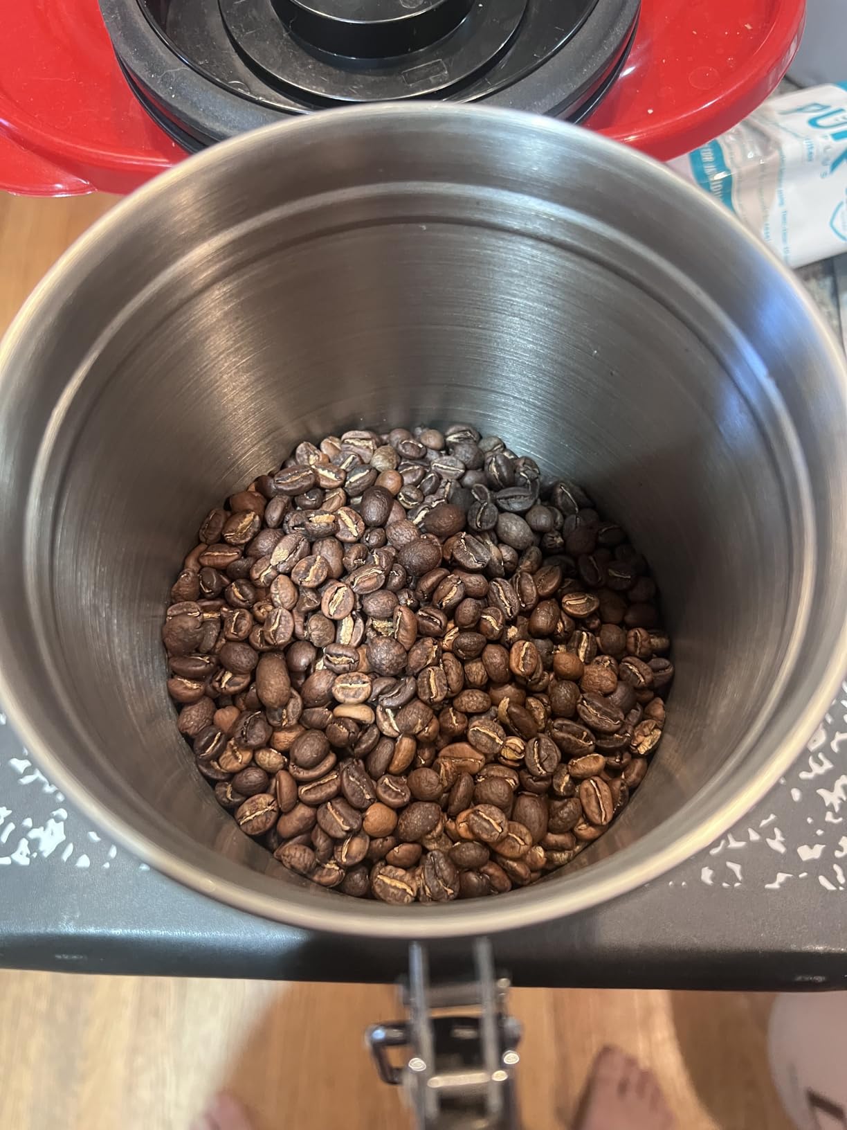 JIAWANSHUN Electric Coffee Bean Roaster Machine for Home Use, 1.1lb Capacity | with Timer and 0-240C Temperature Adjustment customer photo 1