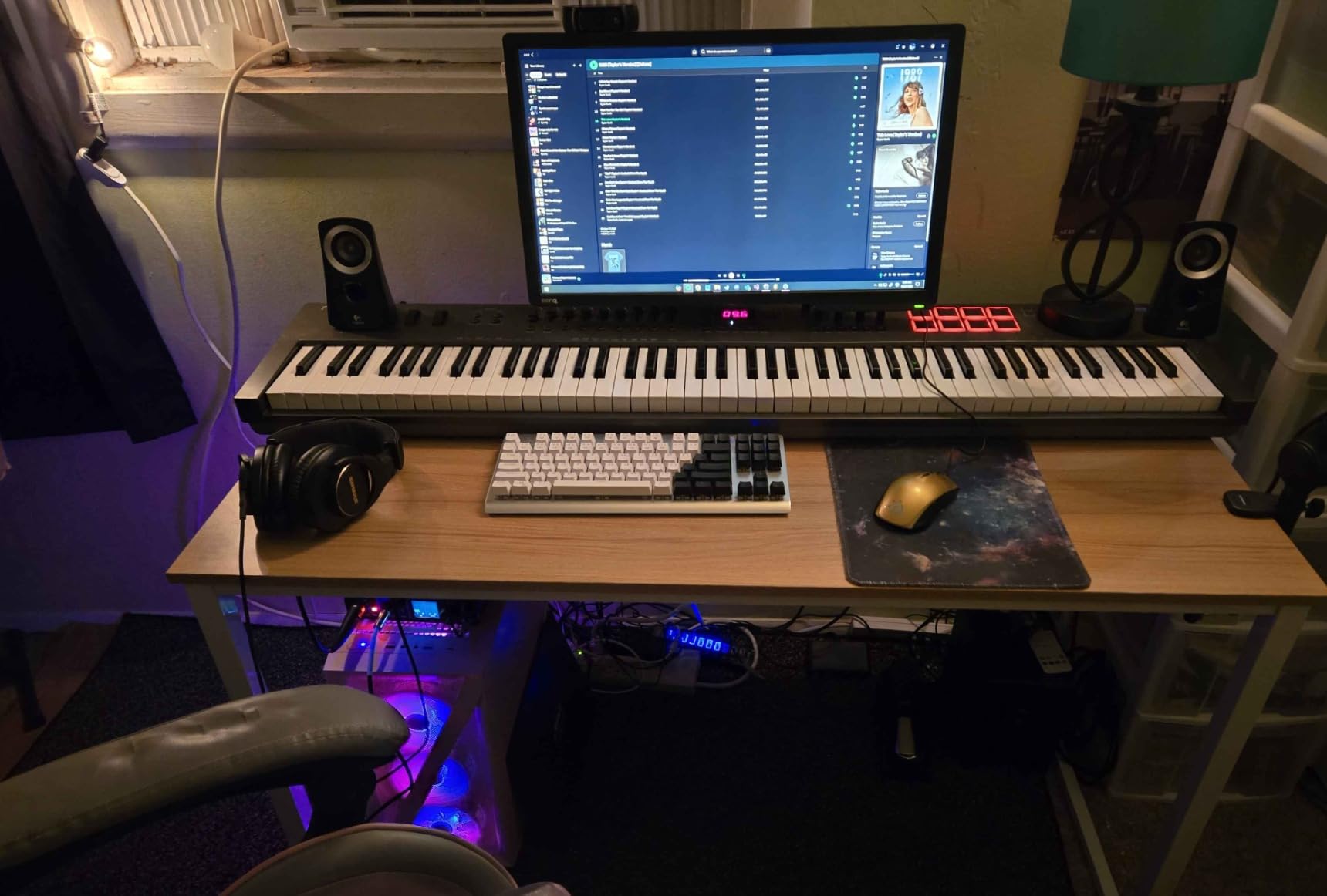 Mission 48-Inch Home Office Computer Desk, Oak customer photo 1