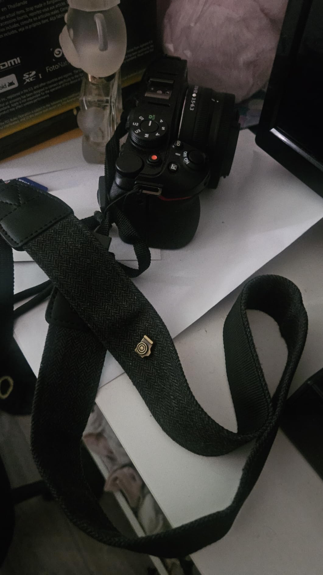 Camera Strap Canvas Black Shoulder Strap with Quick Release Buckles | Adjustable Vintage Neck Shoulder Carrying Strap for DSLR SLR Most Digital Cameras customer photo 1