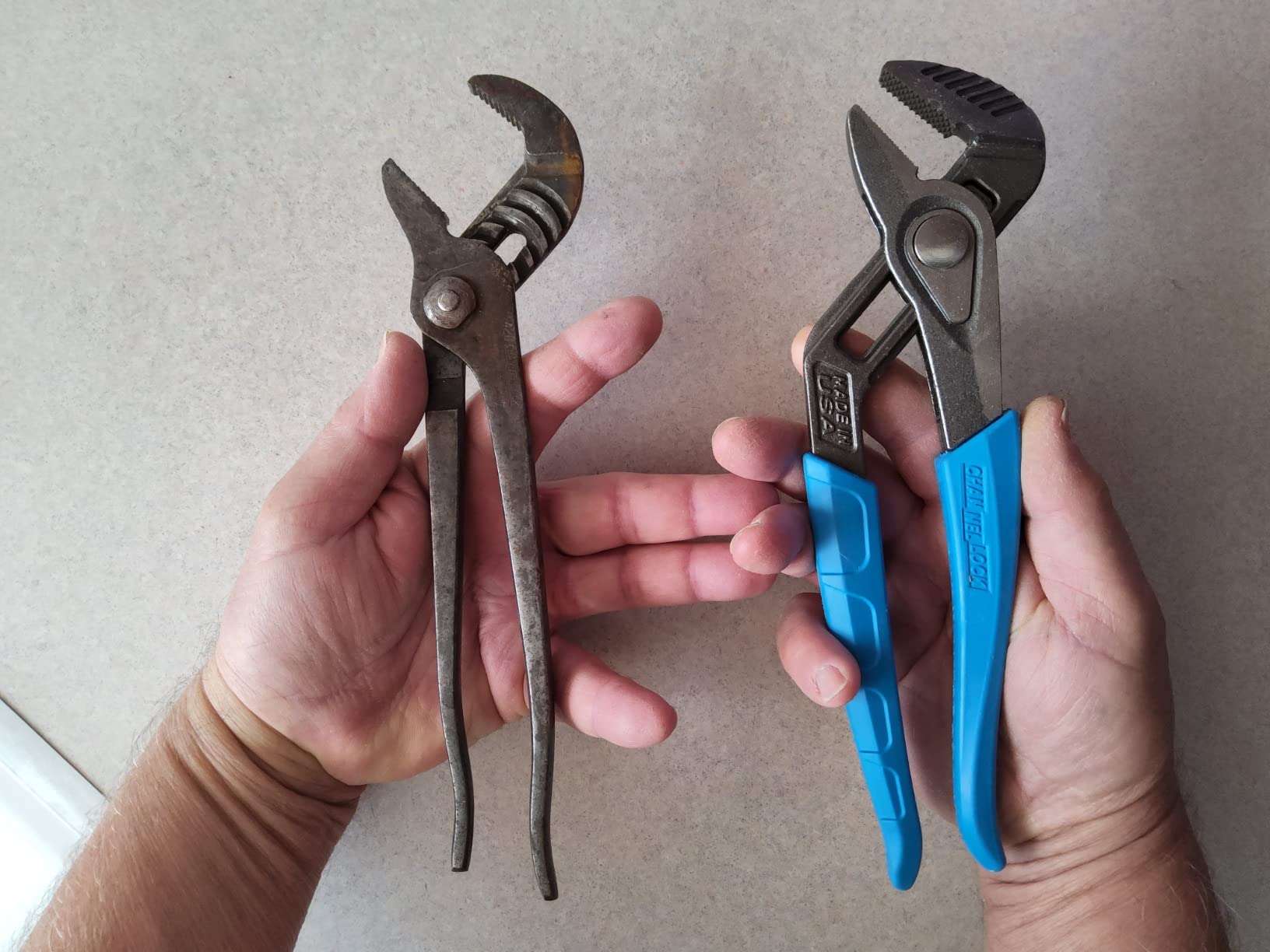 Channellock GS-1X SpeedGrip Tongue & Groove Pliers Set, 2-Piece (8 & 10 in), Made in USA customer photo 2