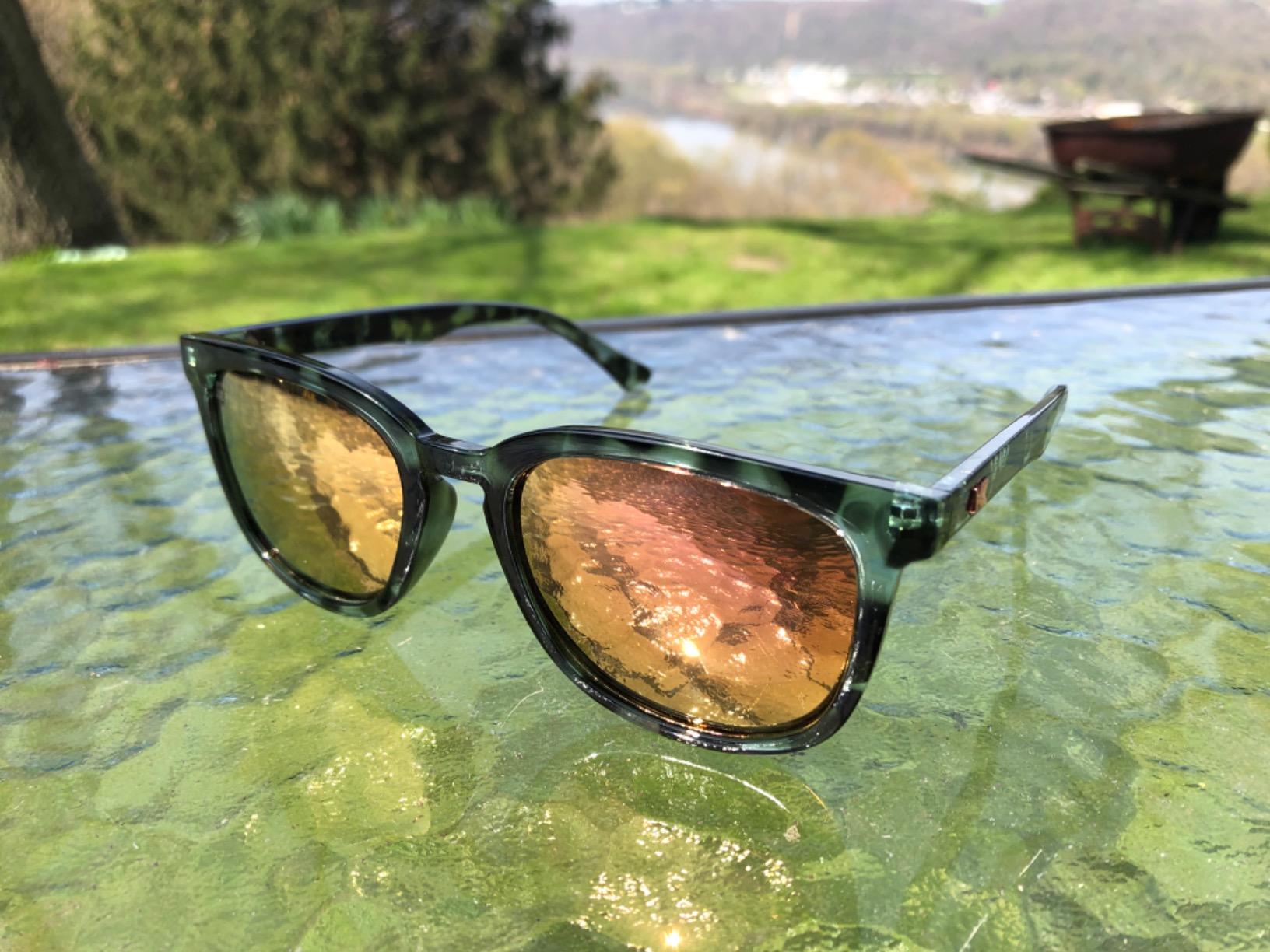 Knockaround Rounded Square Polarized Sunglasses for Men Women UV Protection customer photo 2