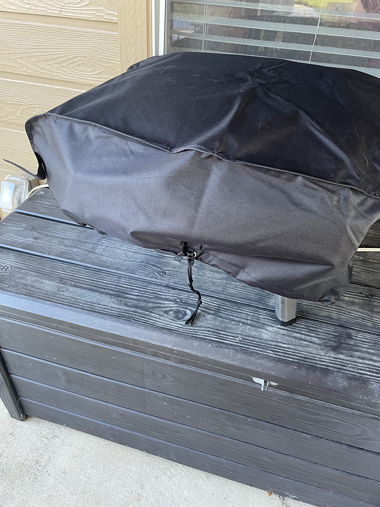 Grill Cover fits for Coleman Roadtrip LX/LXX/LXE/285 and Smoke Hollow 205, Waterproof UV-Resistant Windproof All Weather Outdoor Grill Cover customer photo 2
