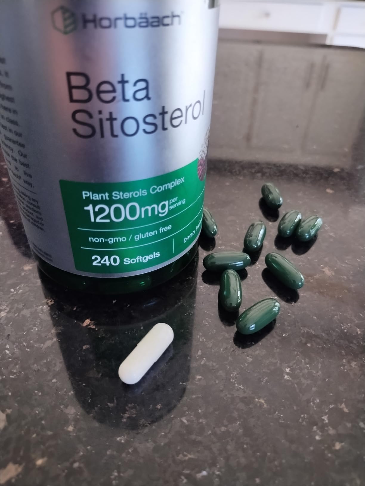 Horbäach Beta Sitosterol 1200mg | 240 Softgel Capsules | Mega Strength | Plant Sterols Complex | Non-GMO, Gluten Free Supplement customer photo 1