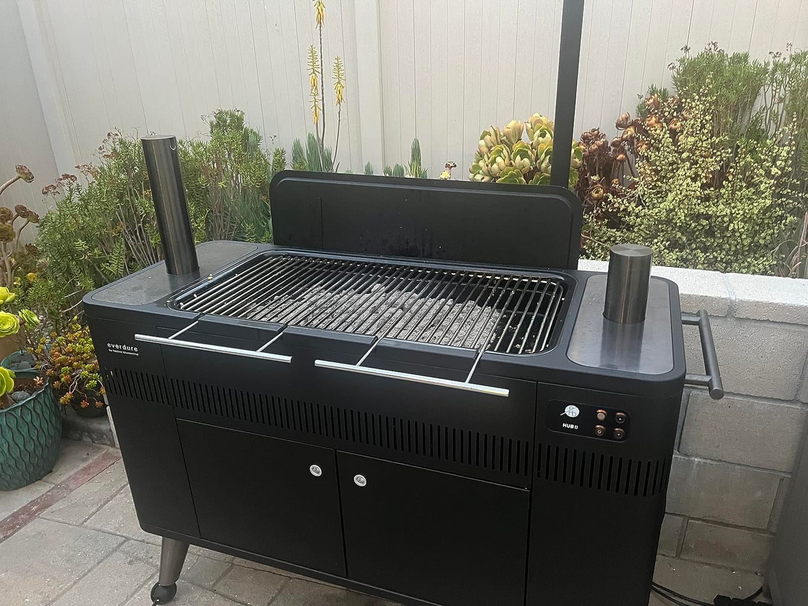 HUB II 54-Inch Charcoal Grill with Patented Built-in Rotisserie System & Quick Electric Ignition, Outdoor BBQ Grill, Electric Starter, Adjustable Height, Easy Clean-Up customer photo 2