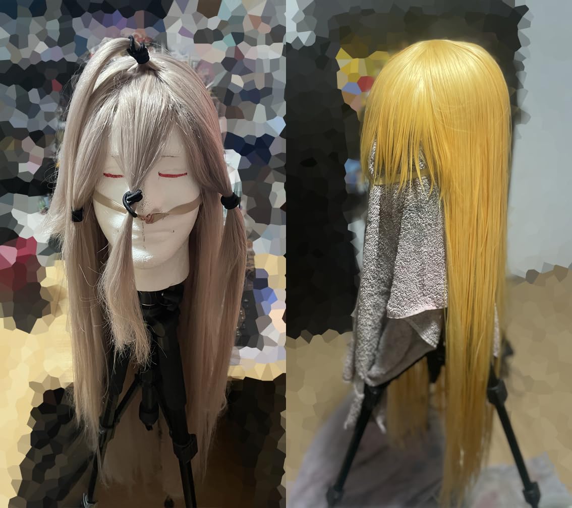 Wig Stand Tripod with Non-Slip Base Adjustable Mannequin Head Stand with Hook Heavy Duty Manikin Head Tripod customer photo 1