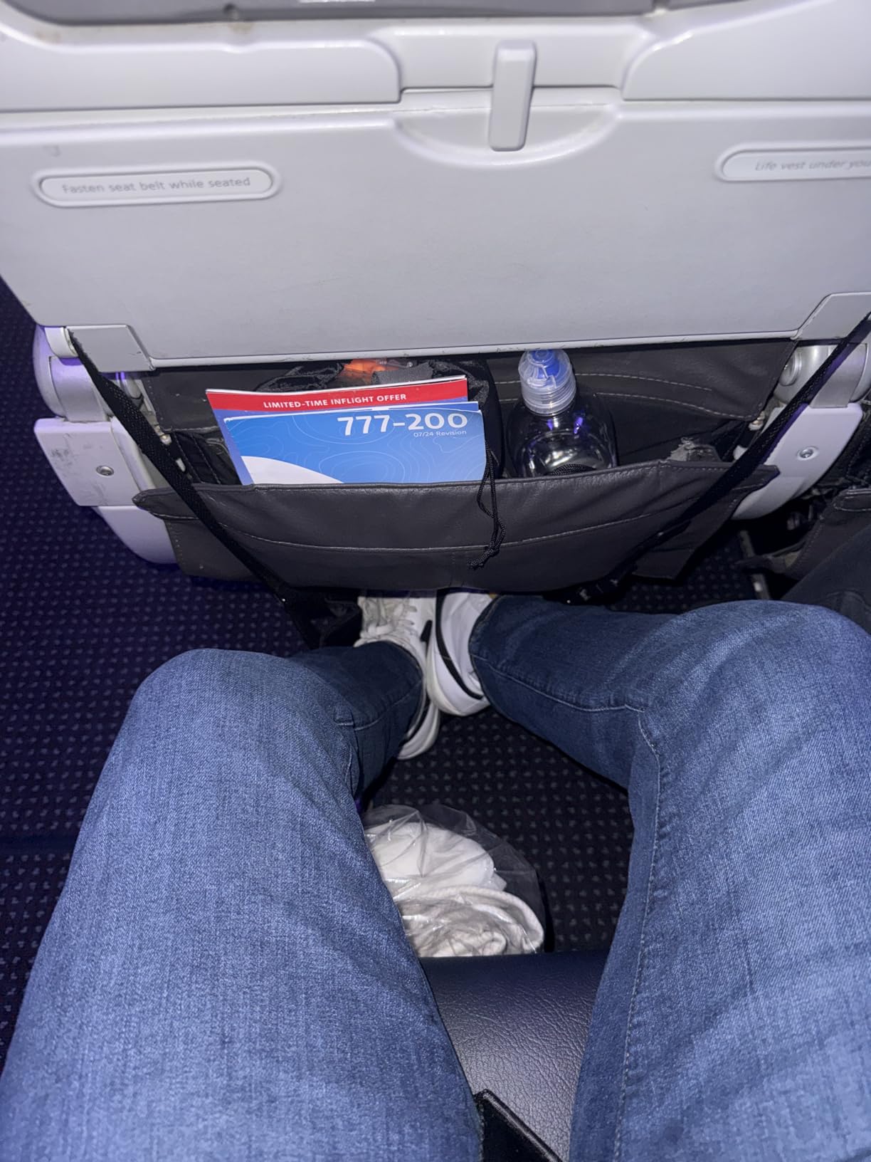 BASIC CONCEPTS Airplane Foot Hammock for Plane Travel Essentials - Airplane Travel Essentials, Long Flight Foot Rest - Plane Gadgets customer photo 2