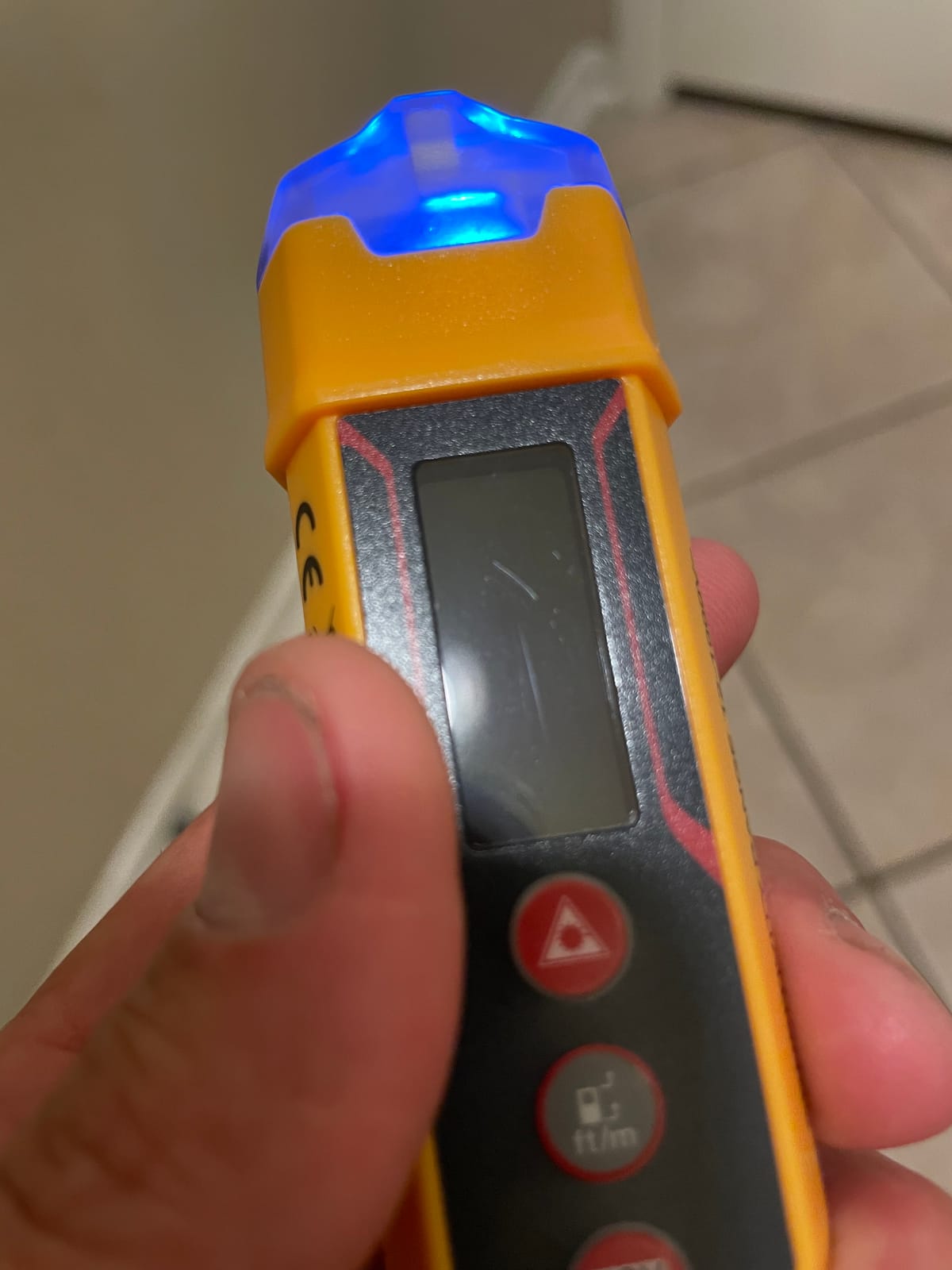 Klein Tools NCVT-6 Non-Contact Volt Tester, 12 - 1000V AC Pen with Integrated Laser Distance Measure, LED and Audible Alarms, Pocket Clip customer photo 2