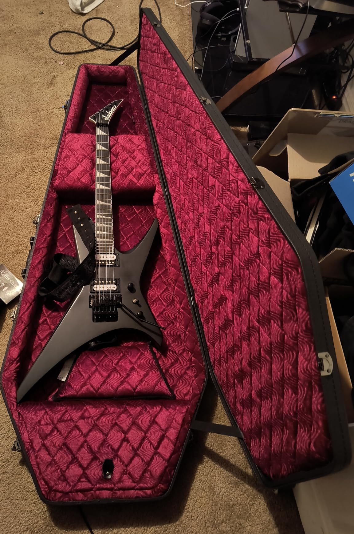 Jackson JS32 Warrior Electric Guitar - Satin Black customer photo 1