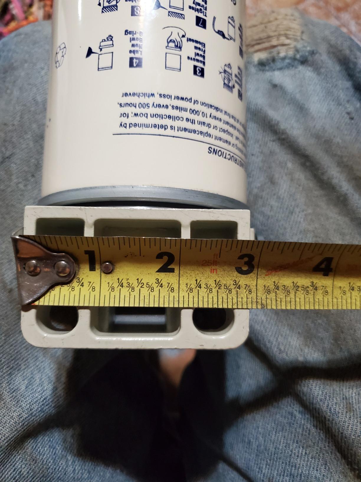 iFJF R25T Fuel Filter Water Separator Assembly 10 Micron for 245R Series | Anti-Corrosion Rust Barrier, OE WK940 33771, 10 Micron, 245R Series Diesel Engine, Proactive Zero-Leak Setup Process customer photo 2