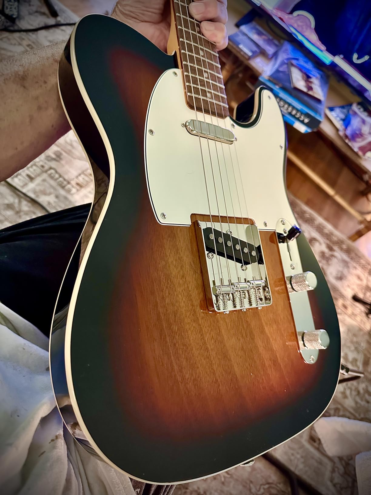 Squier Classic Vibe 60s Custom Telecaster Electric Guitar, 3-Color Sunburst customer photo 1