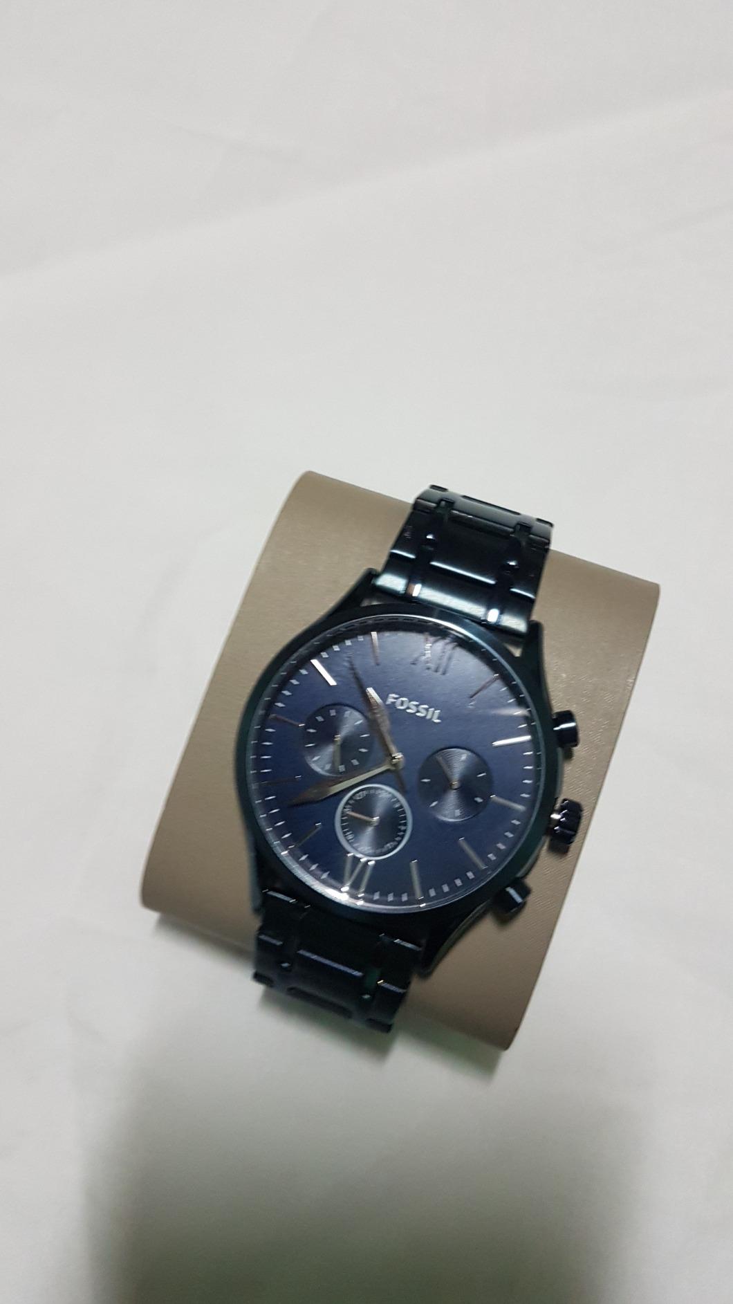 Fenmore Midsize Multifunction Navy Stainless Steel Watch customer photo 1