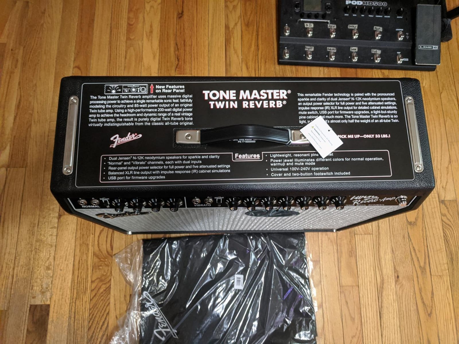 Fender Tone Master Twin Reverb Guitar Amplifier, Black customer photo 2