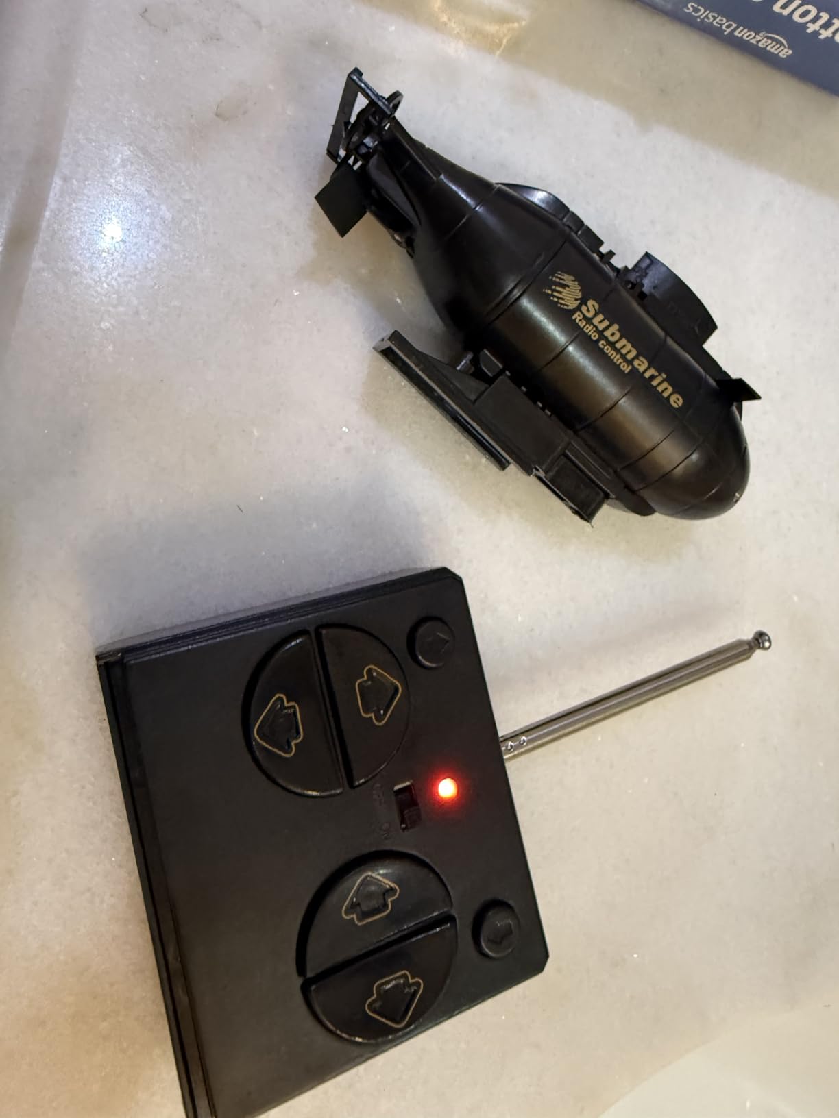 6 Channels Mini RC Submarine Toy (Black) customer photo 2