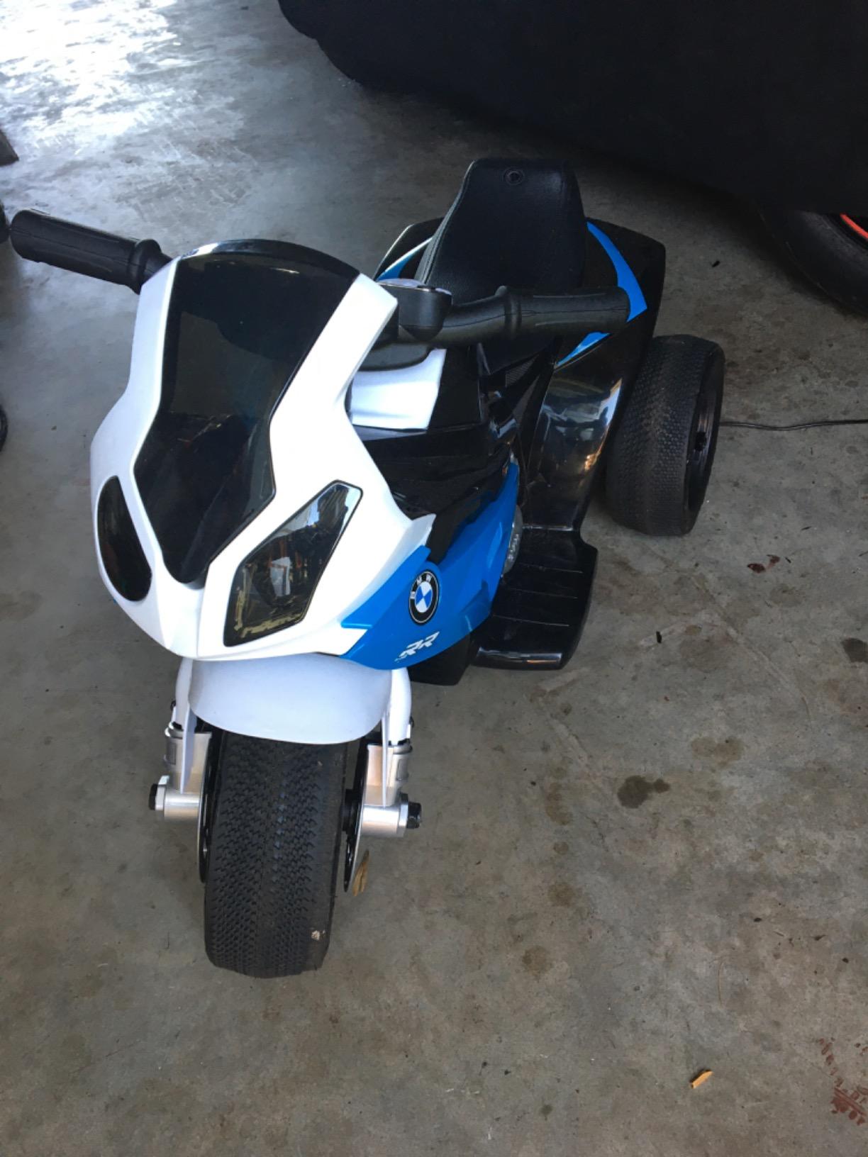 Costzon Licensed BMW Kids Electric Ride-On Motorcycle Toy for Boys & Girls | 3-Wheel, Headlights, Music, 1.8 MPH Max, Spring Suspension, 6V Battery Powered Pedal Toddler Motorcycle Ride on Toys , Gift customer photo 1